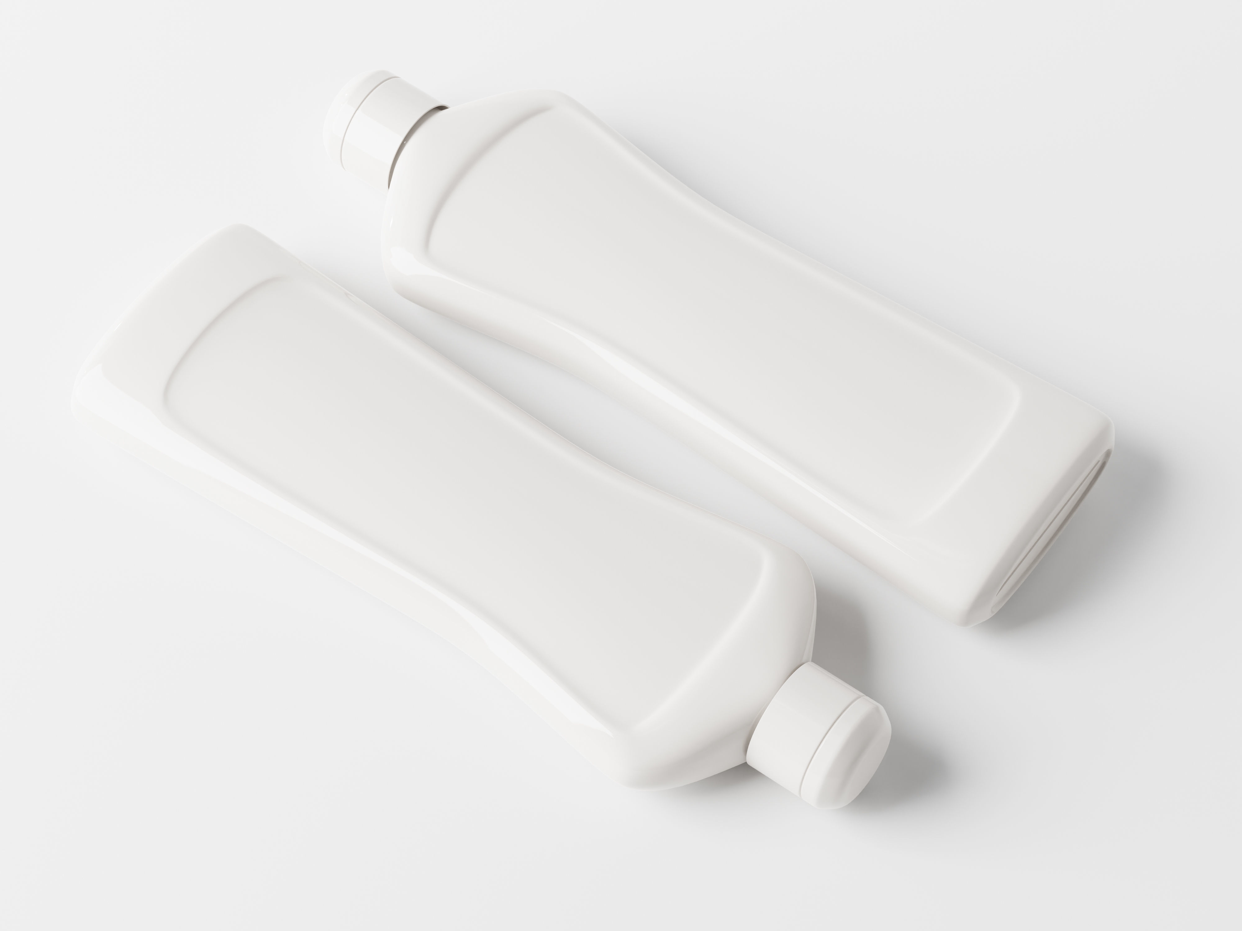 Cosmetic Plastic Bottle Packaging Low-poly 3D model_6