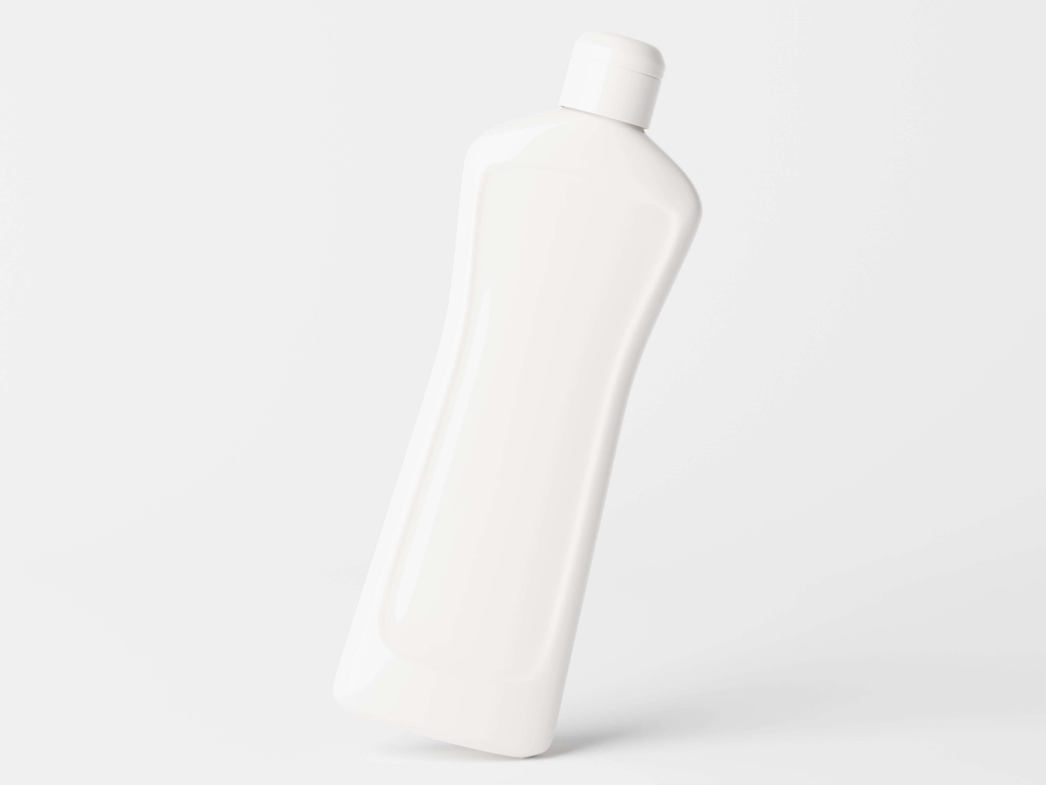 Cosmetic Plastic Bottle Packaging Low-poly 3D model_3