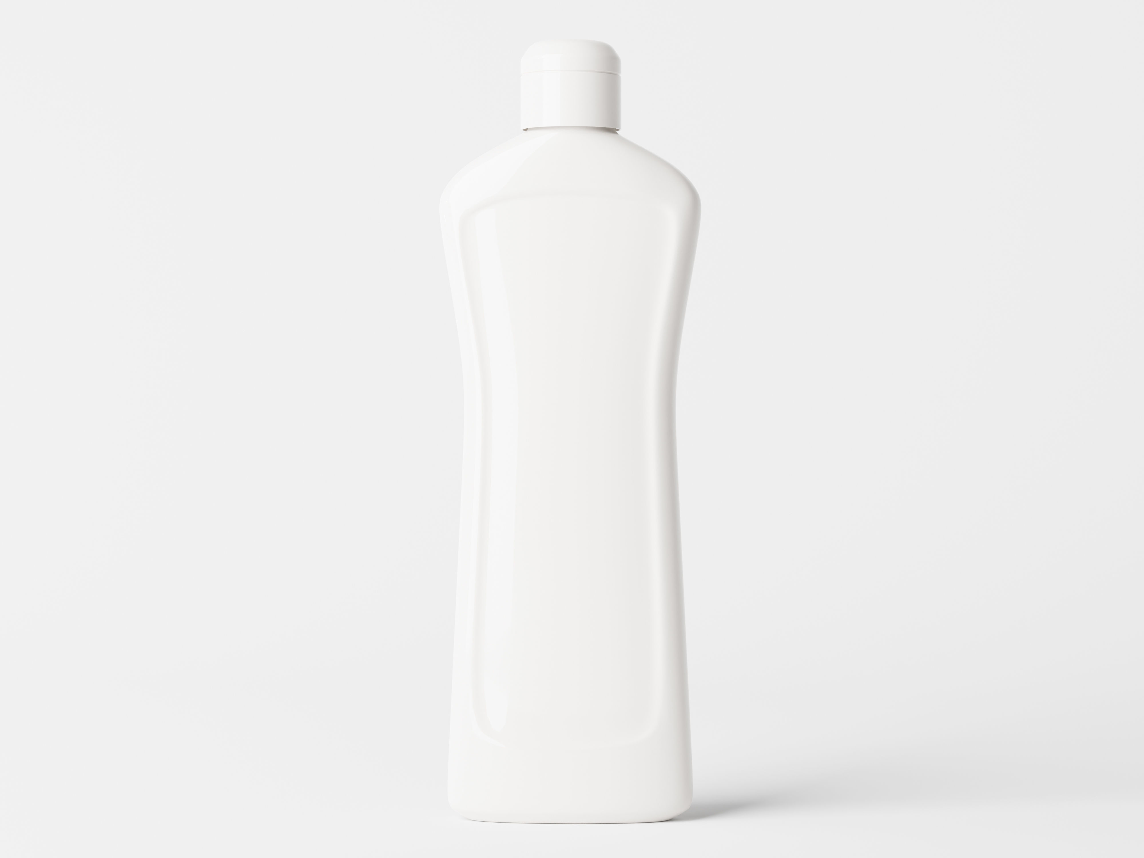 Cosmetic Plastic Bottle Packaging Low-poly 3D model_1