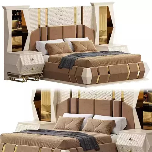  Kamaro White Bed By Evgor