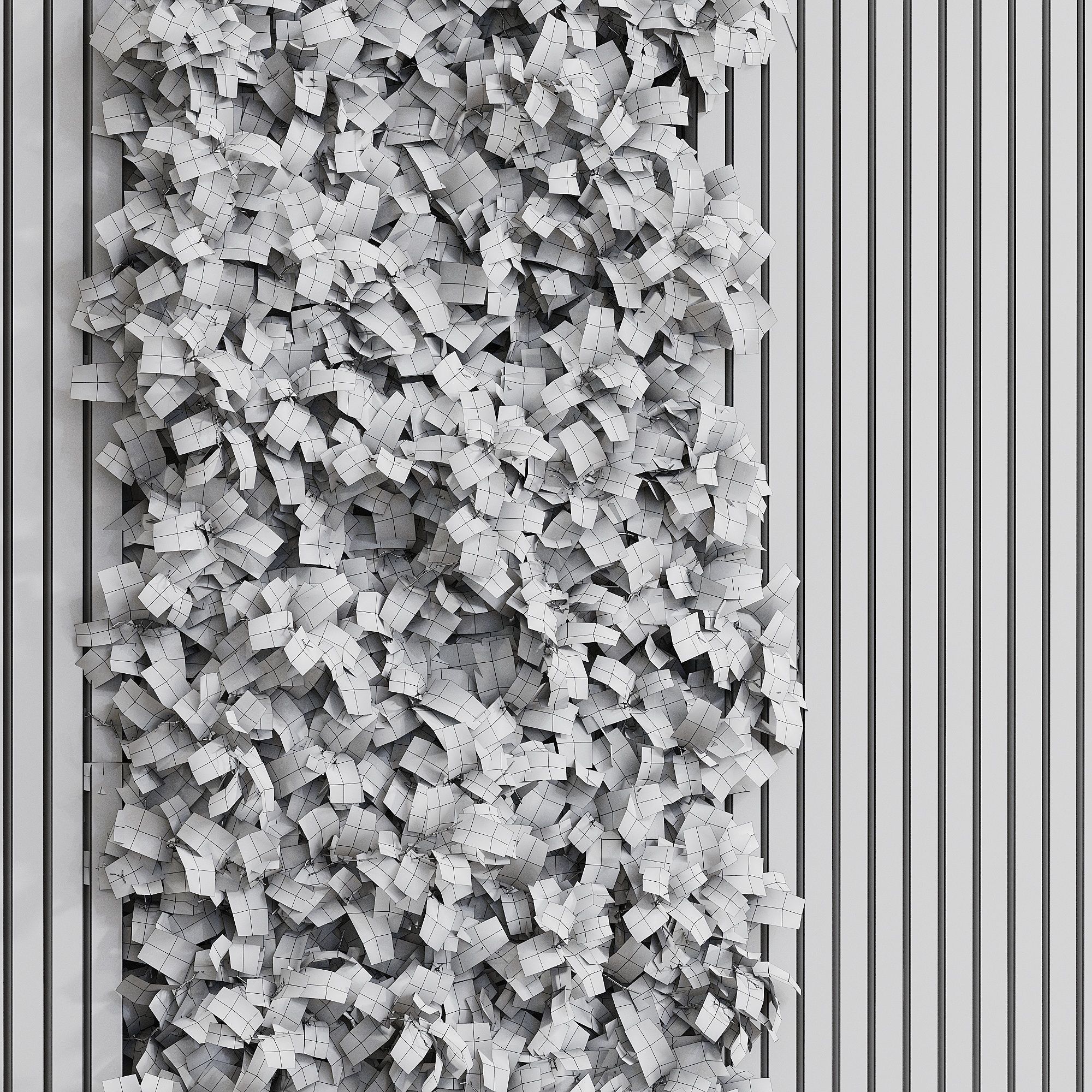 Vertical Wall Garden 02 3D model_2
