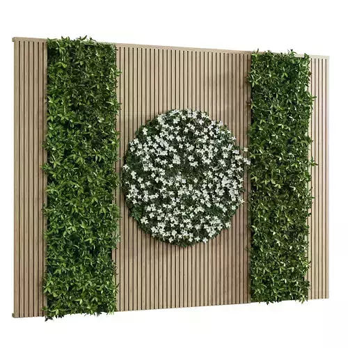 Vertical Wall Garden 04 3D model