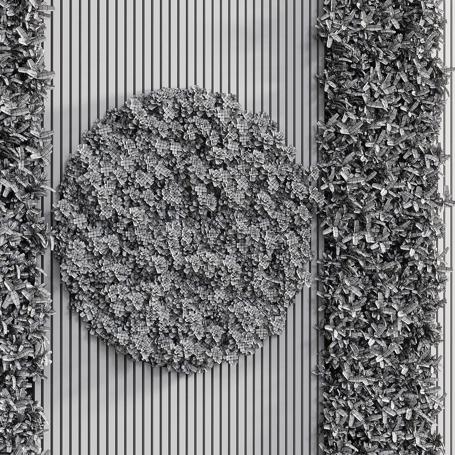 Vertical Wall Garden 04 3D model_2