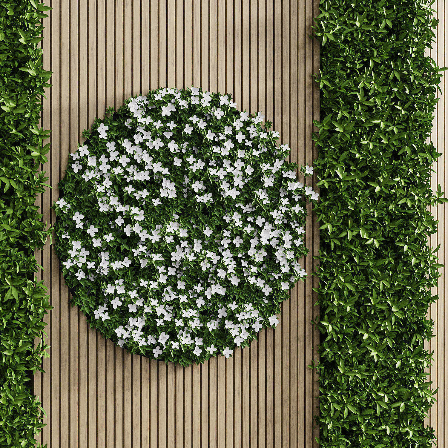 Vertical Wall Garden 04 3D model_1