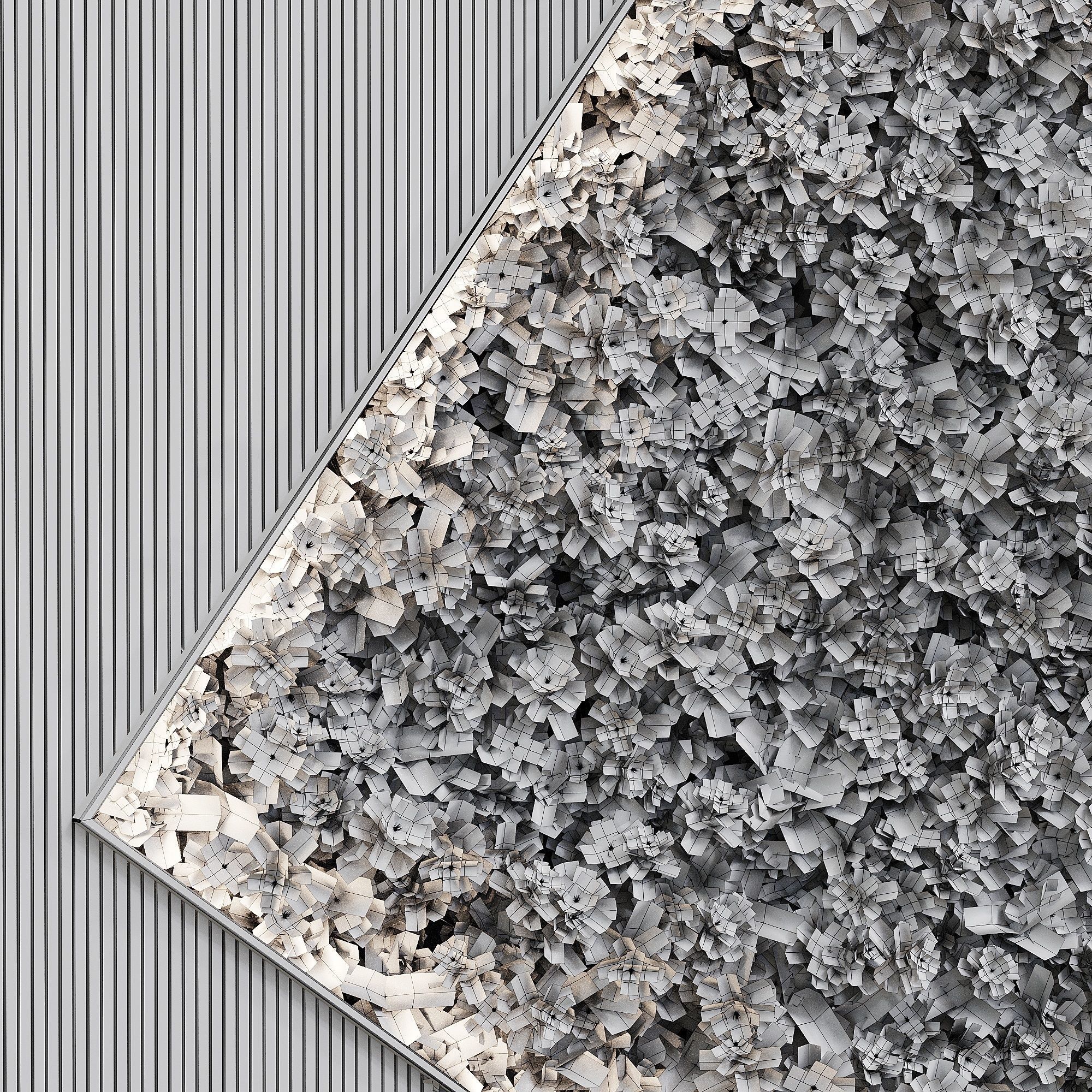 Vertical Wall Garden 3D model_2