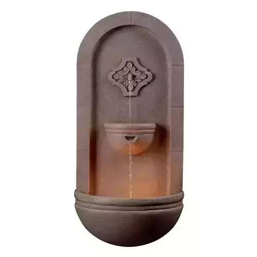 3D Decor fountain for 3D print or 3D scene 3D print model