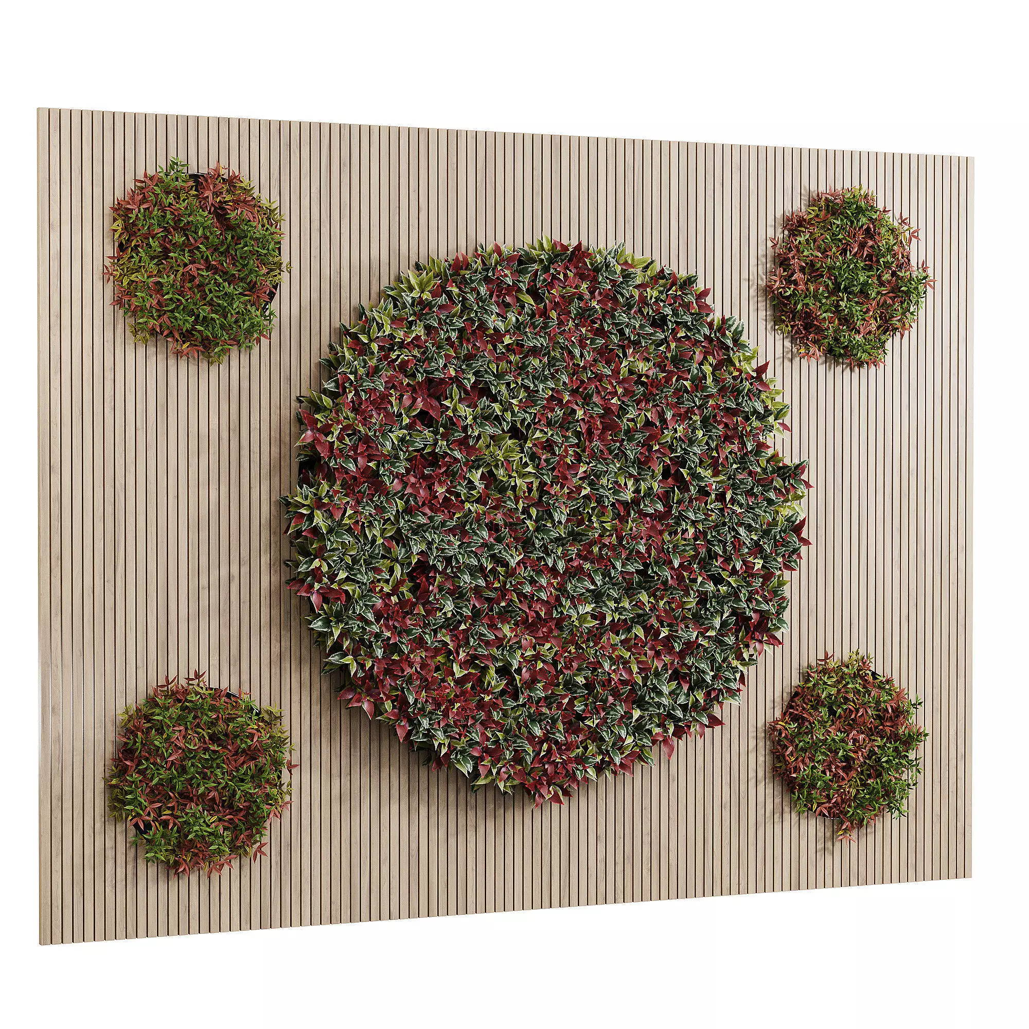 Vertical Wall Garden 03 3D model