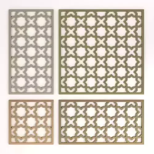 Arabic Islamic pattern decorative gold plaster