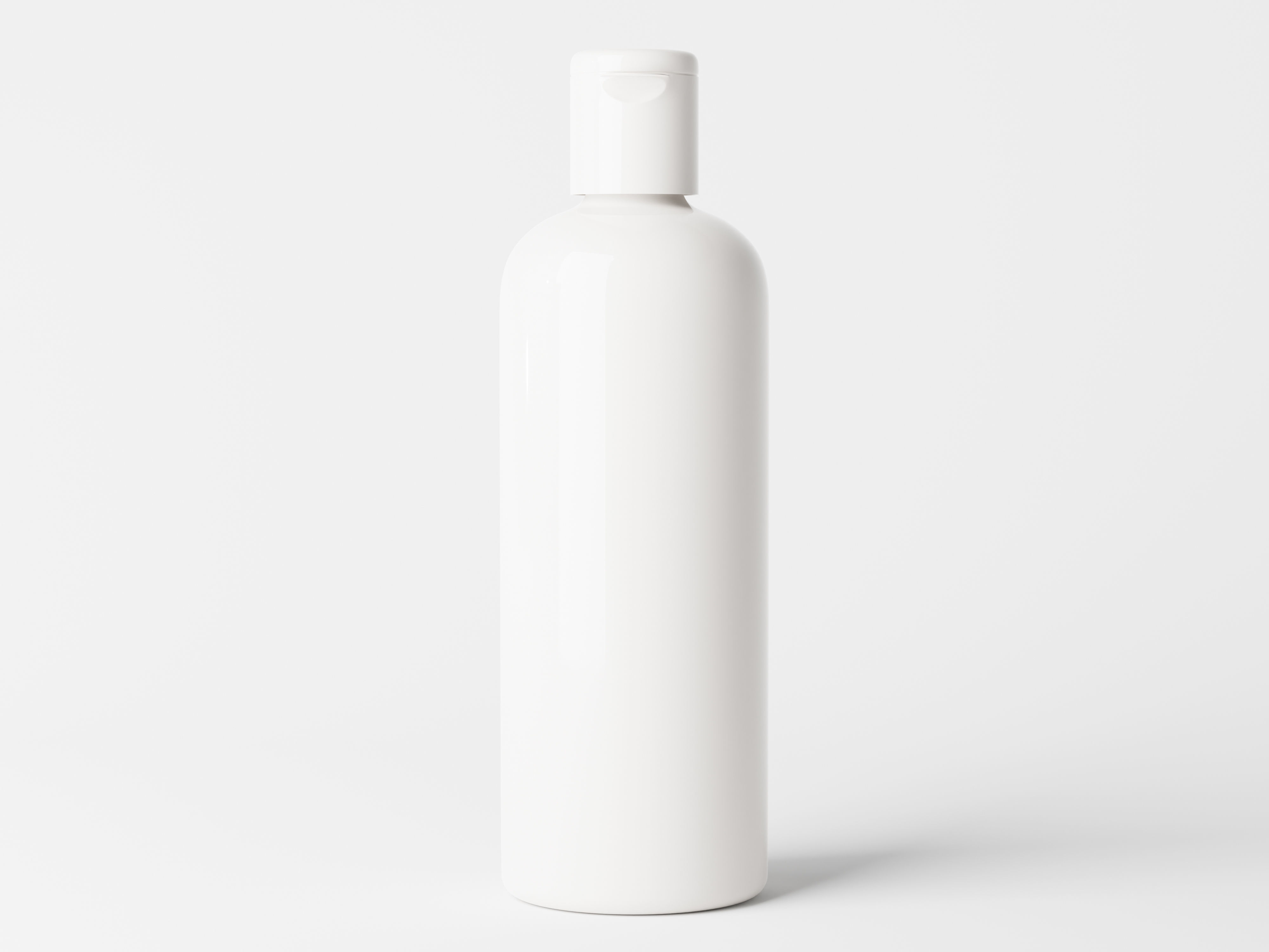 Cosmetic Flip Top Cap Bottle Packaging Low-poly 3D model_1