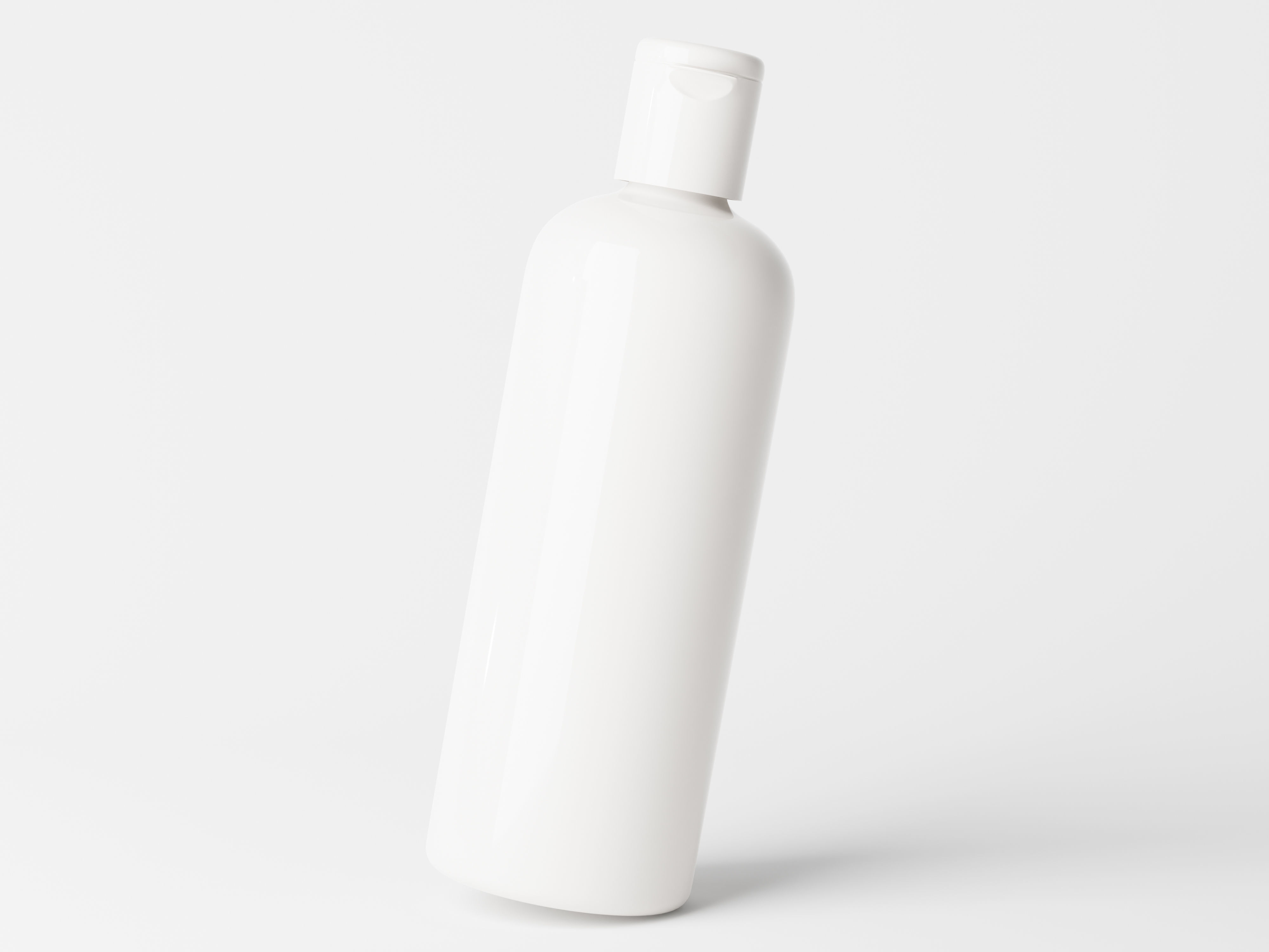 Cosmetic Flip Top Cap Bottle Packaging Low-poly 3D model_2