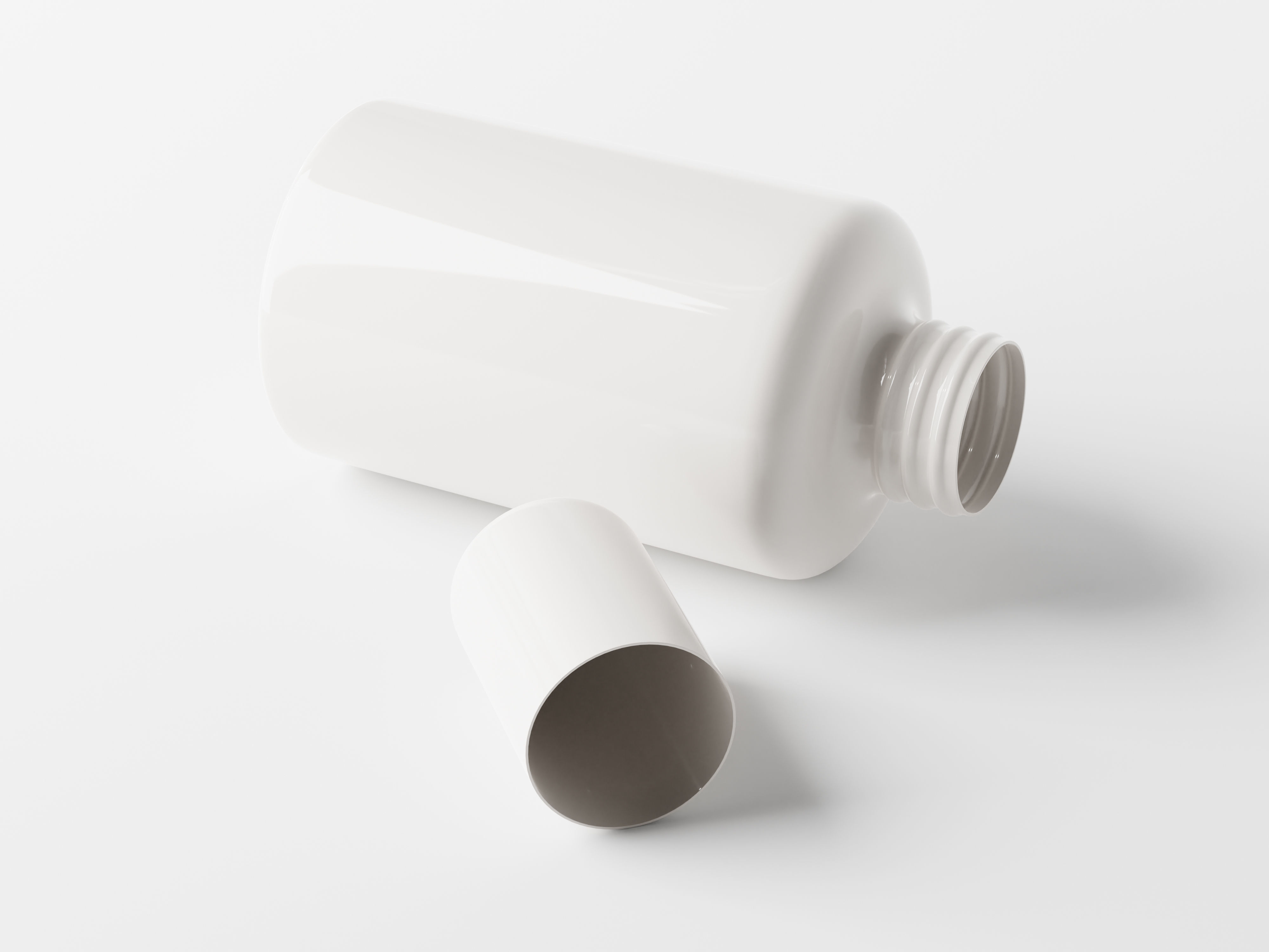 Cosmetic Bottle Packaging Low-poly 3D model_7