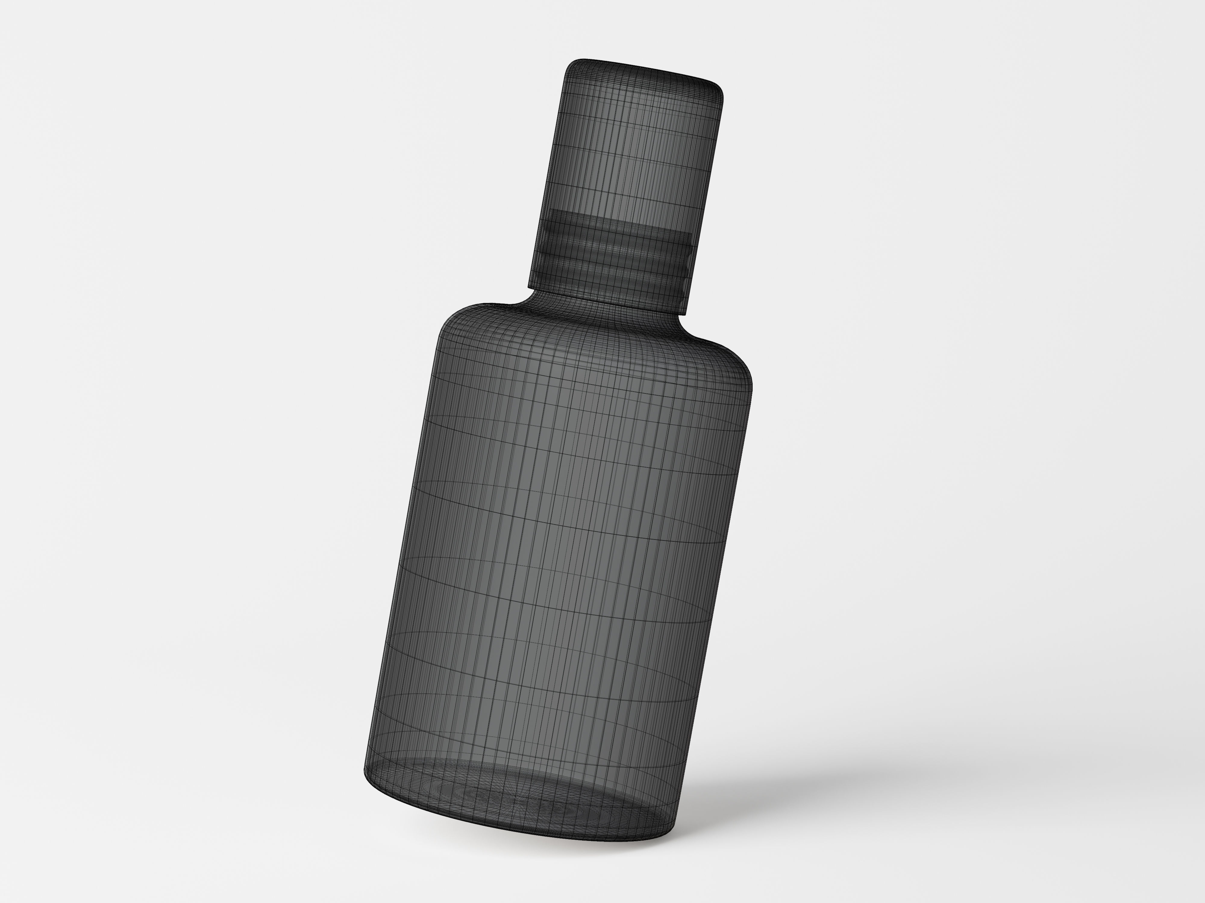 Cosmetic Bottle Packaging Low-poly 3D model_9