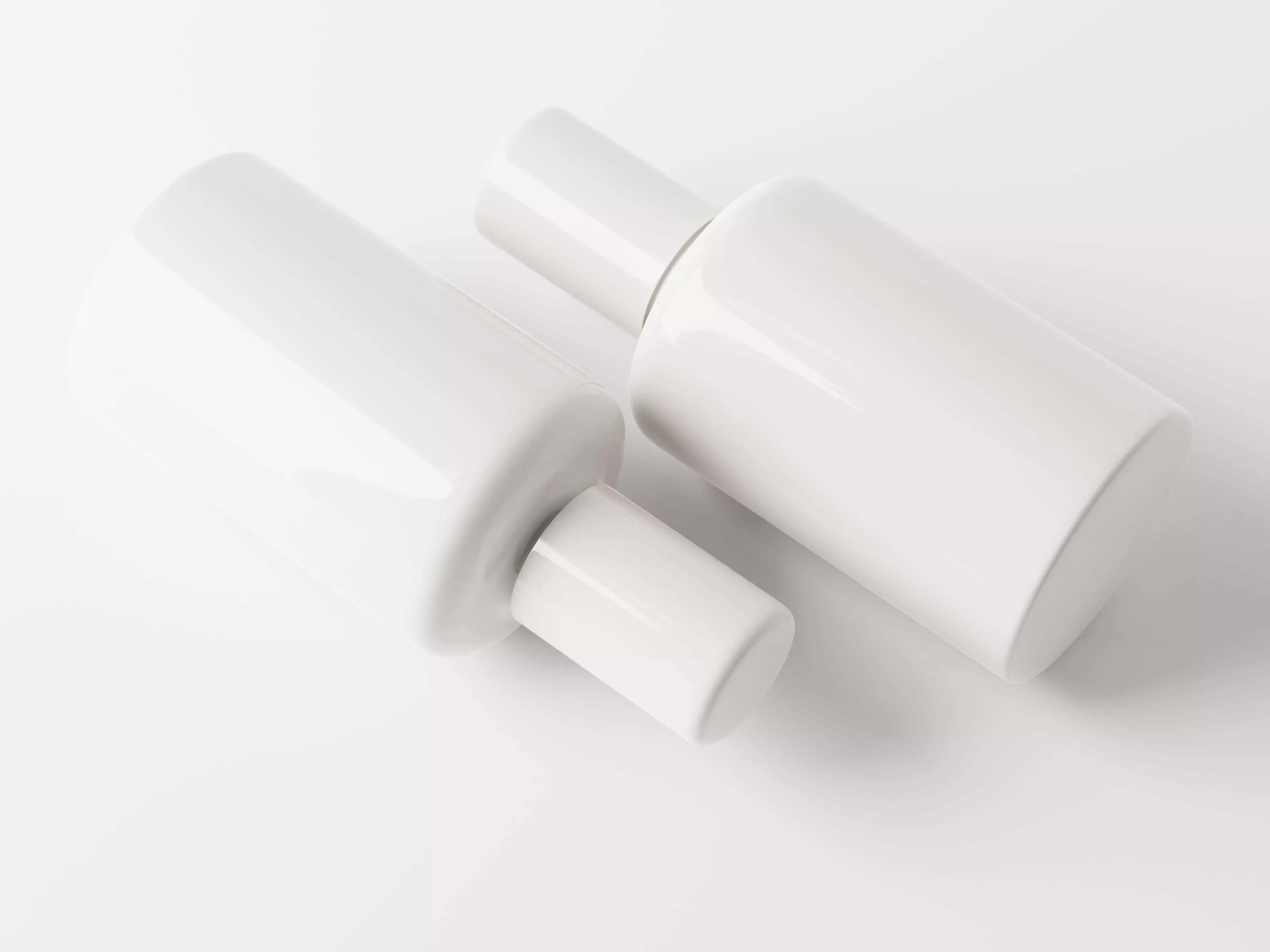 Cosmetic Bottle Packaging Low-poly 3D model_0