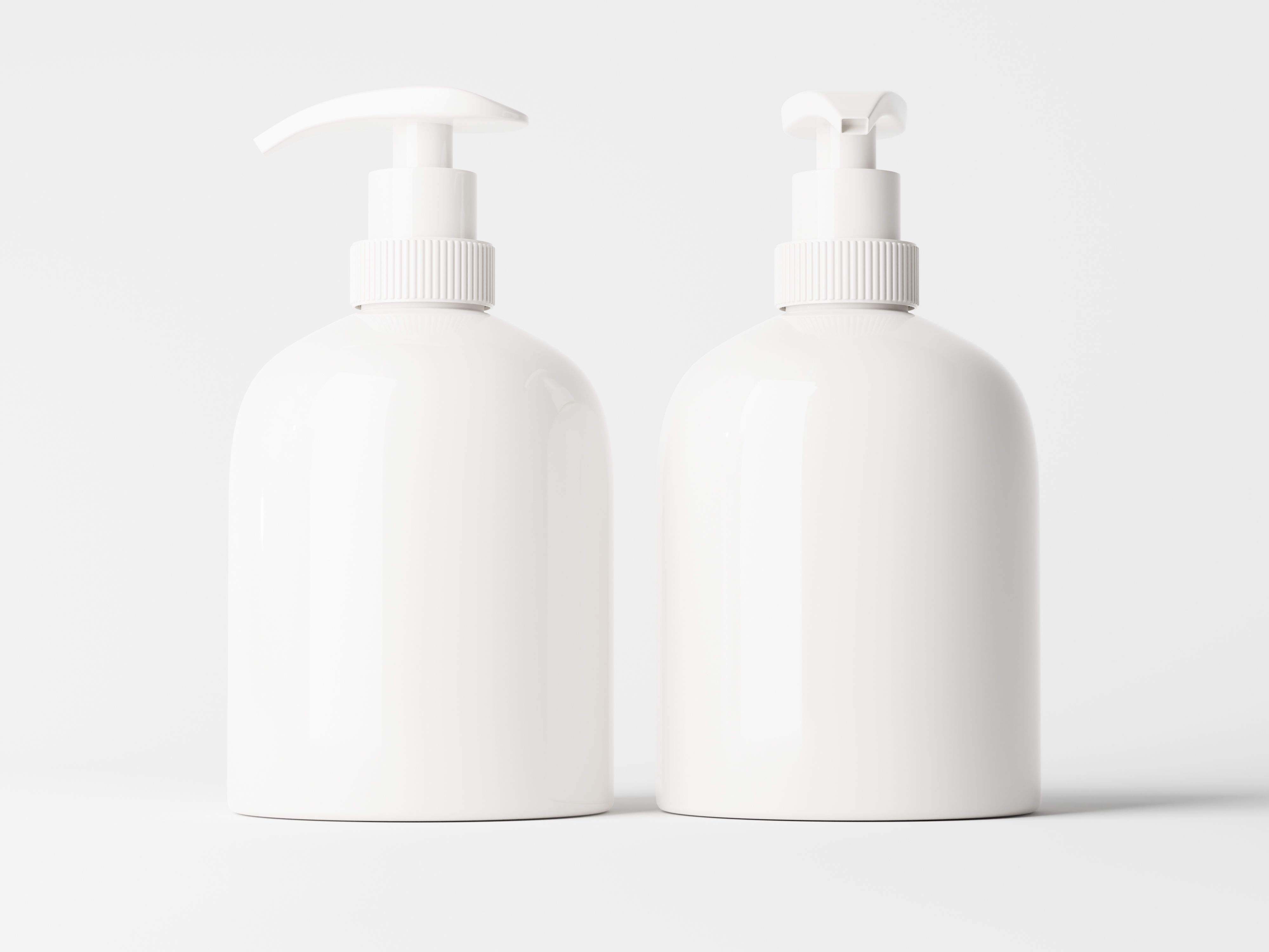 Cosmetic Pump Bottle Packaging Low-poly 3D model_2