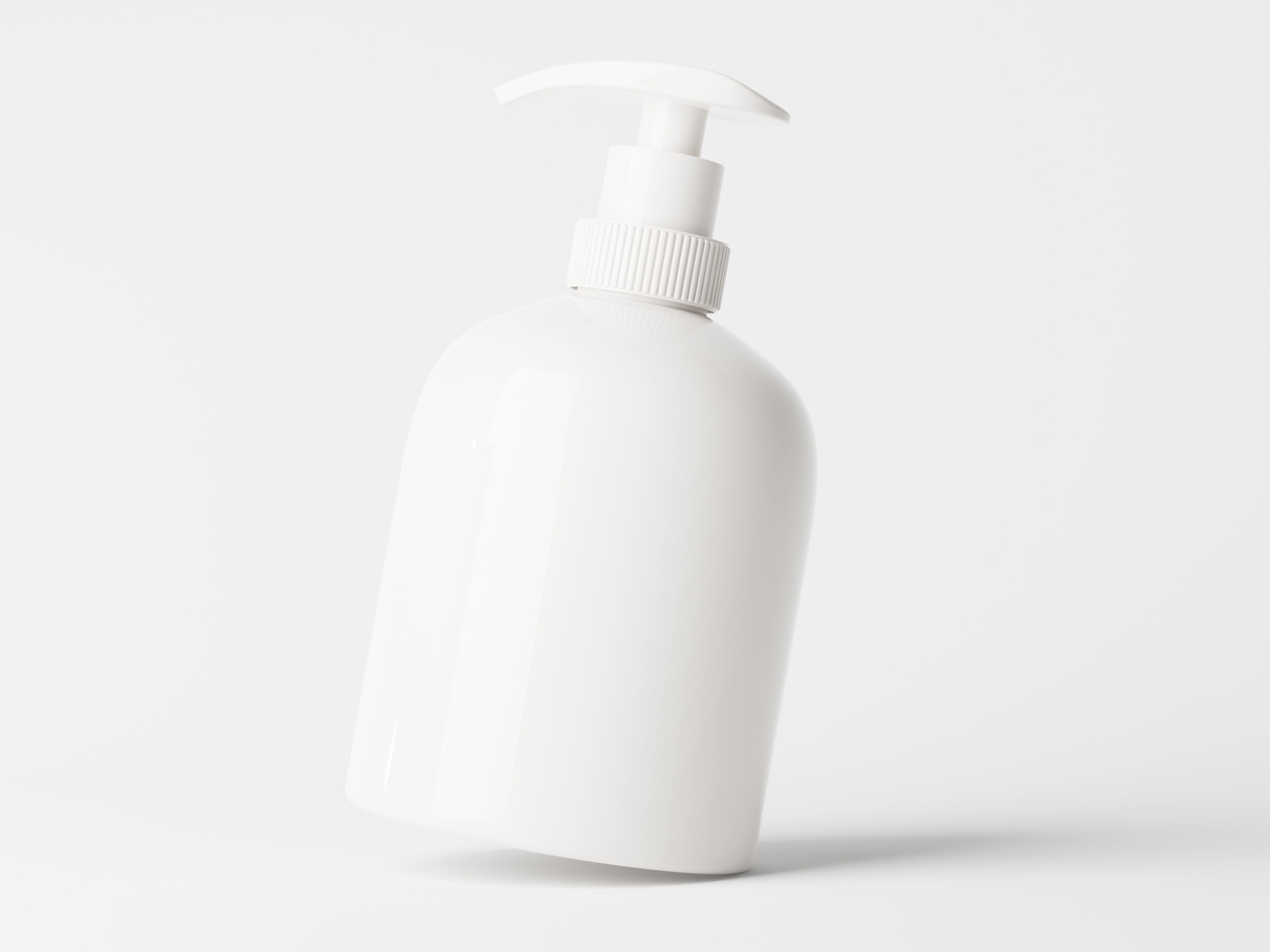 Cosmetic Pump Bottle Packaging Low-poly 3D model_5