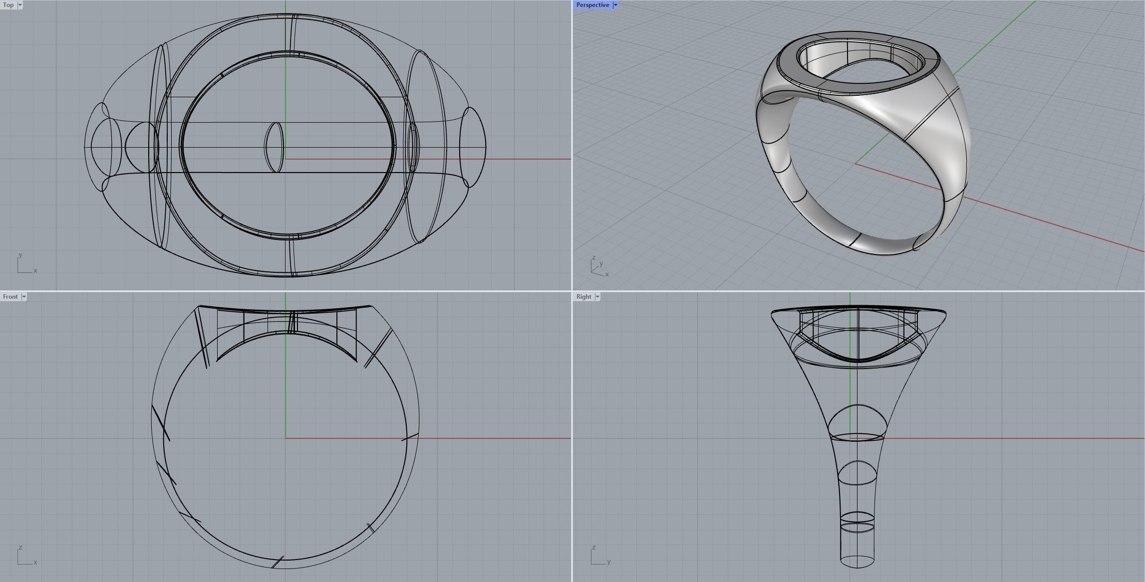 SANJ Ring 04 3D print model_3