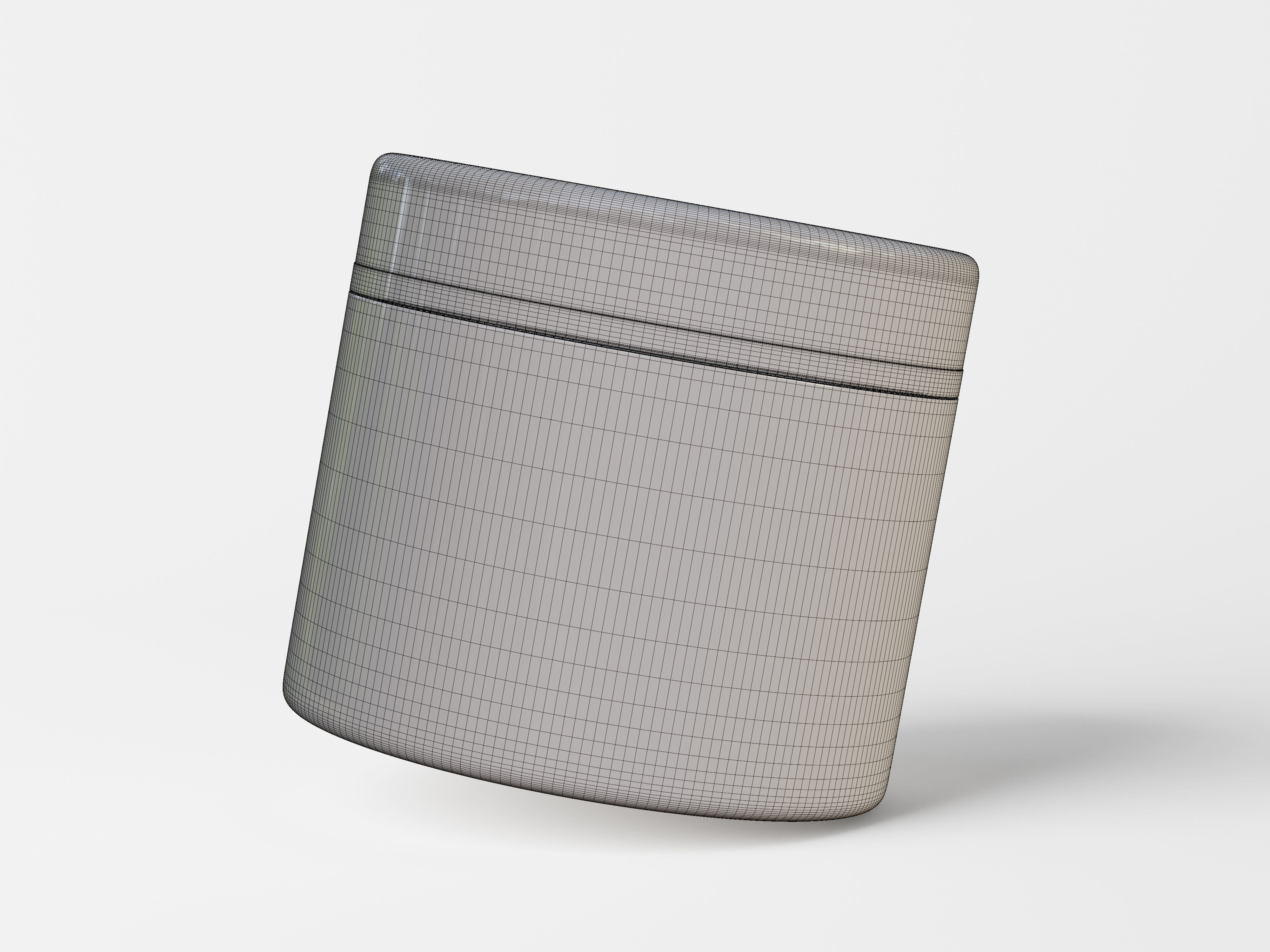 Cosmetic Jar Packaging Low-poly 3D model_8