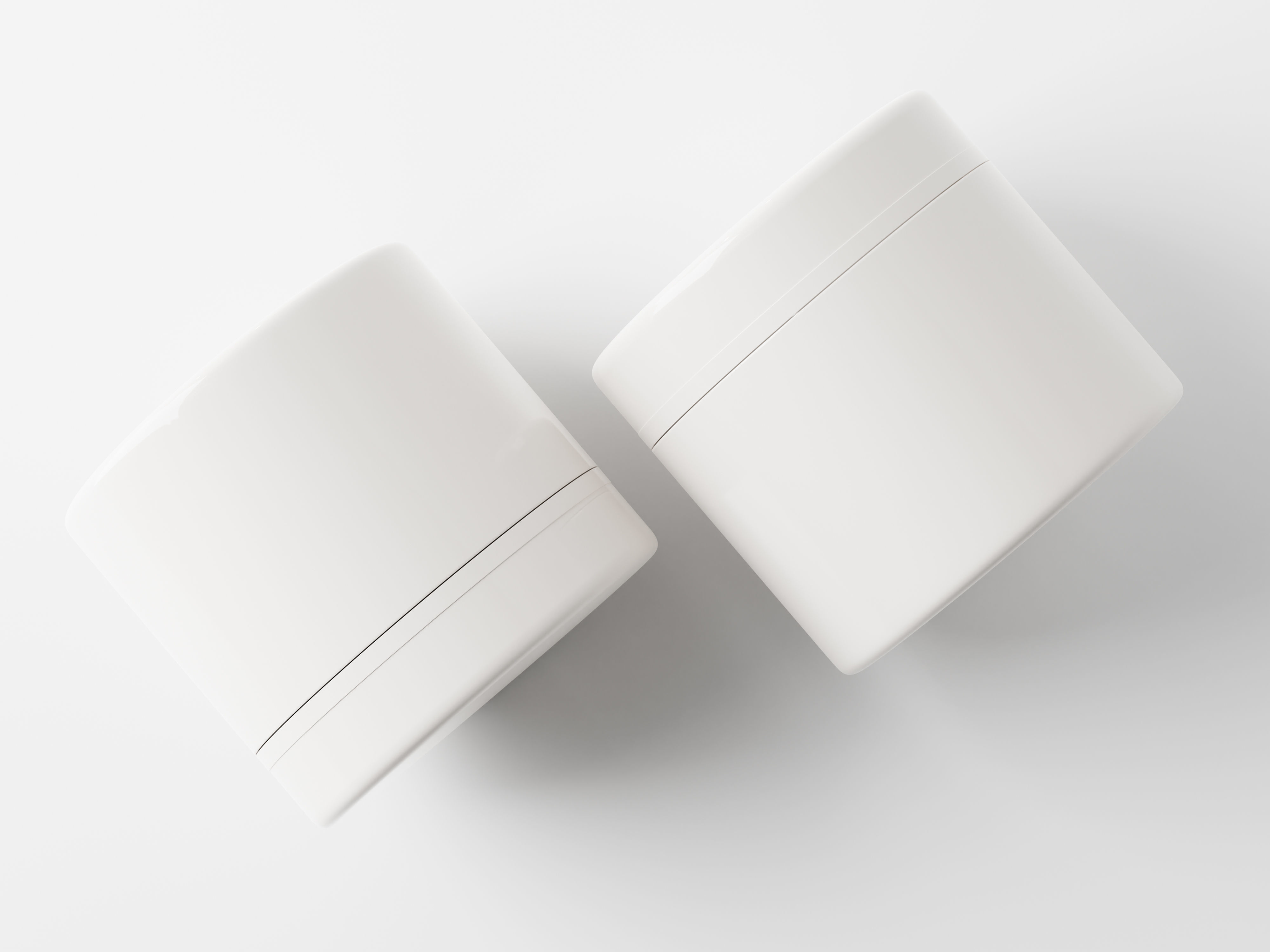 Cosmetic Jar Packaging Low-poly 3D model_6