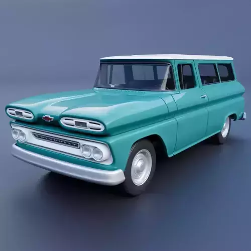 Chevrolet Suburban 1961  3D print model