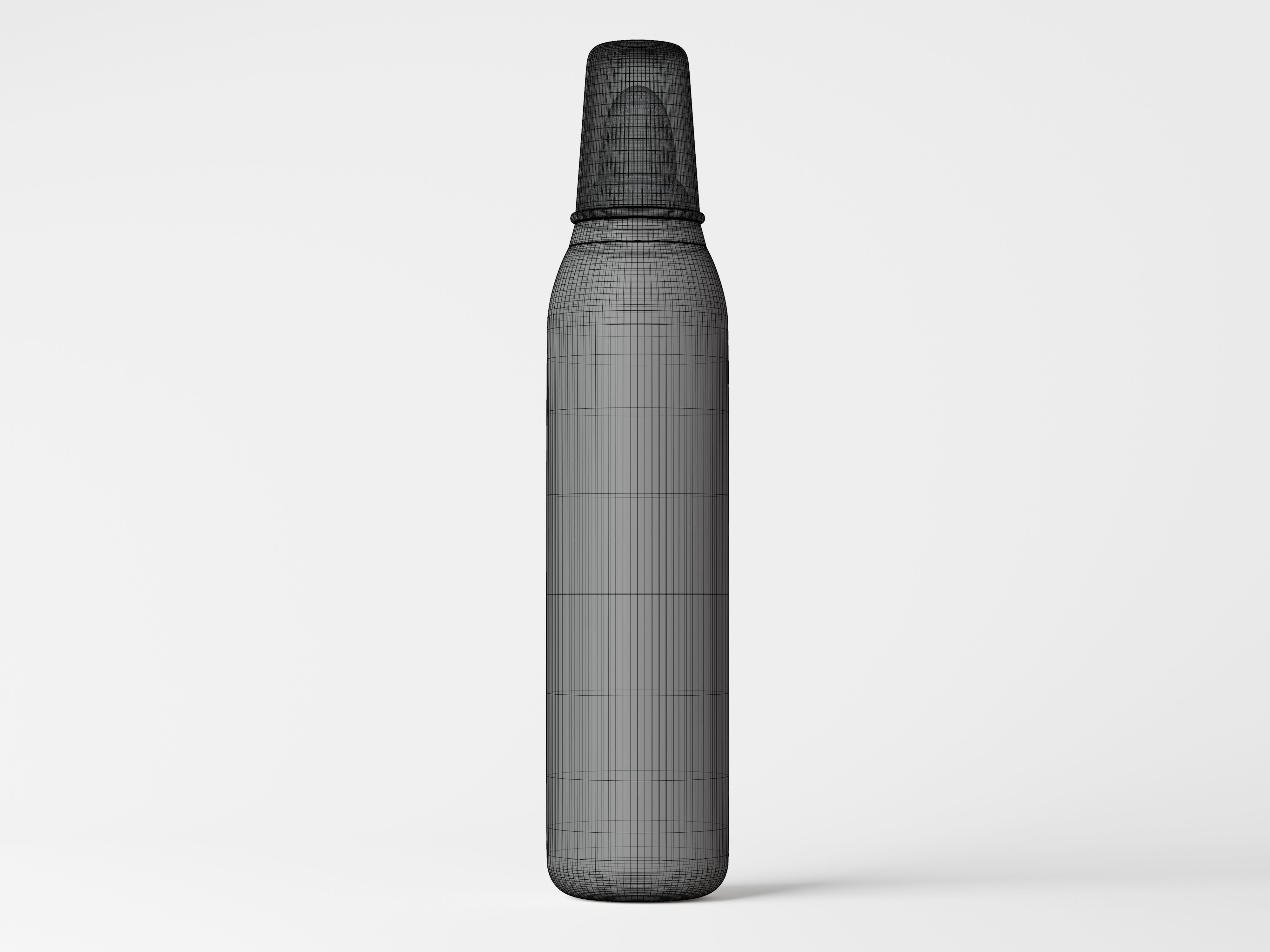 Large Marker Pen Low-poly 3D model_8