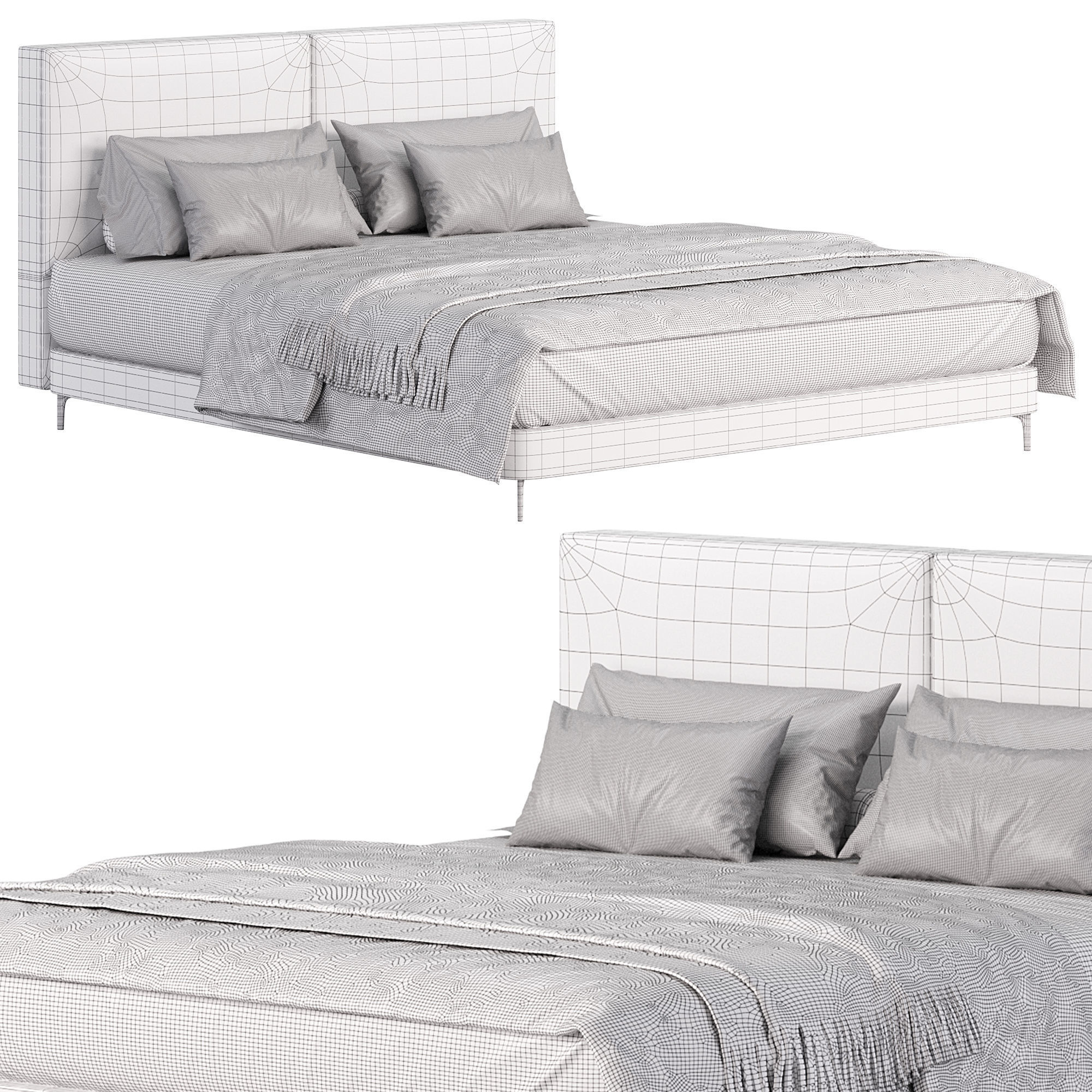 Cosmo Bed by Noho Home 3D model_2