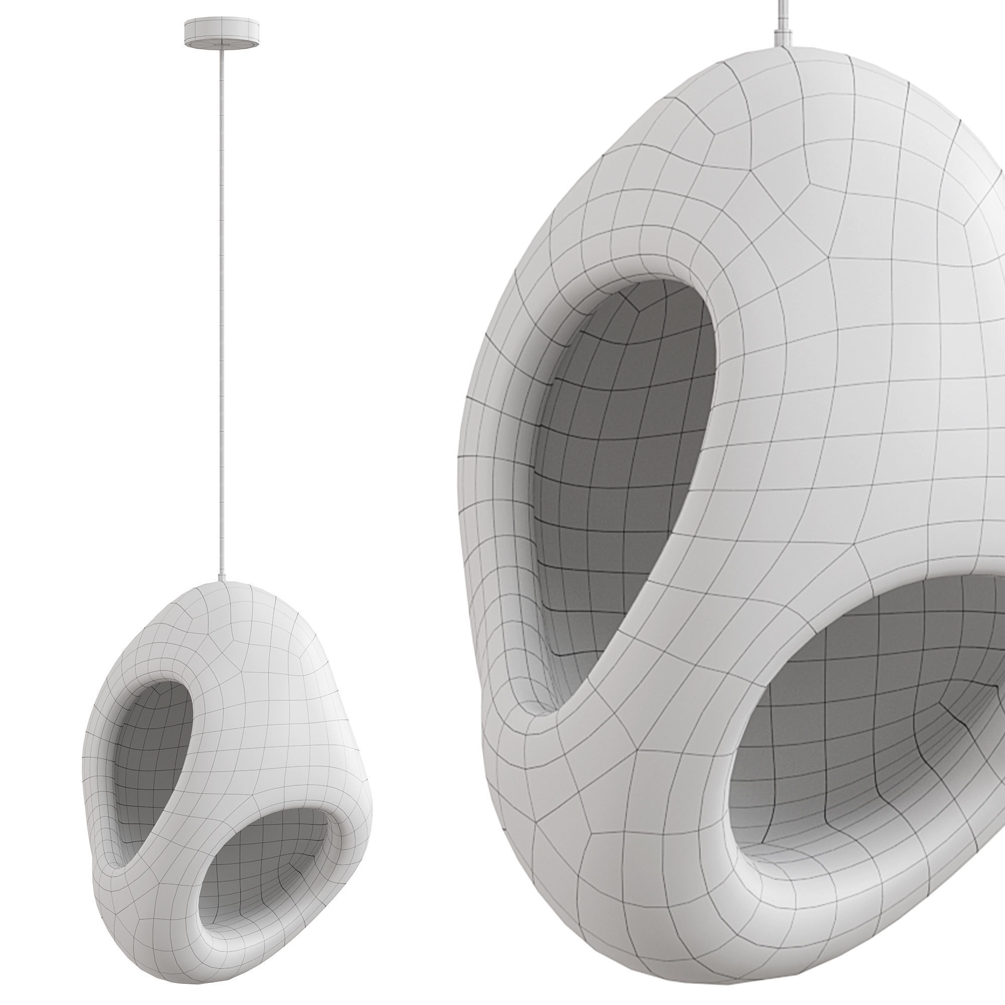 FULVIA PENDANT chandelier by Nohohome 3D model_2