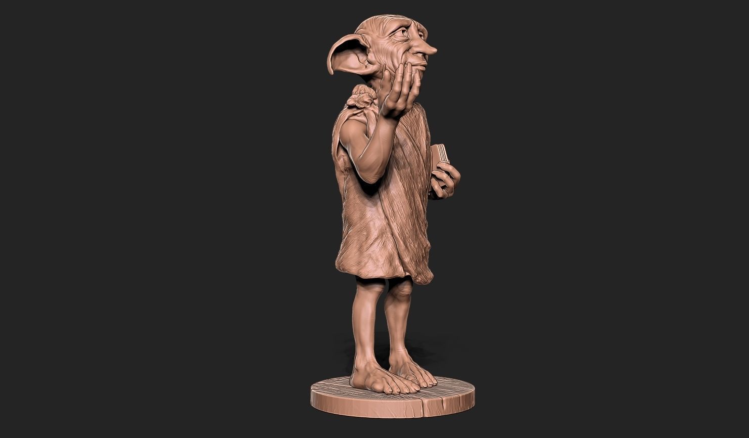 DOBBY HARRY POTTER B 3D print model_2