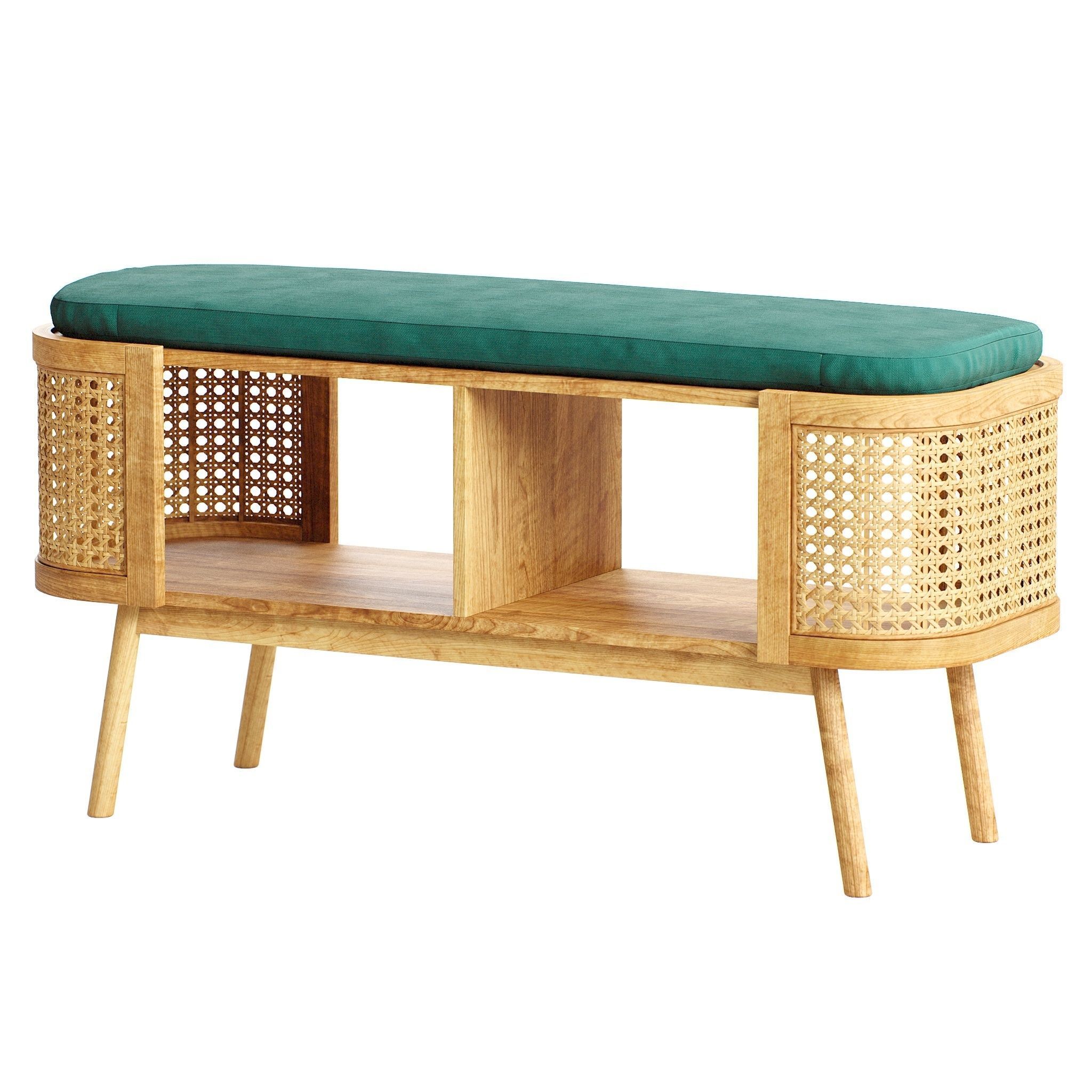 Interieurs hallway benches 3D model_1