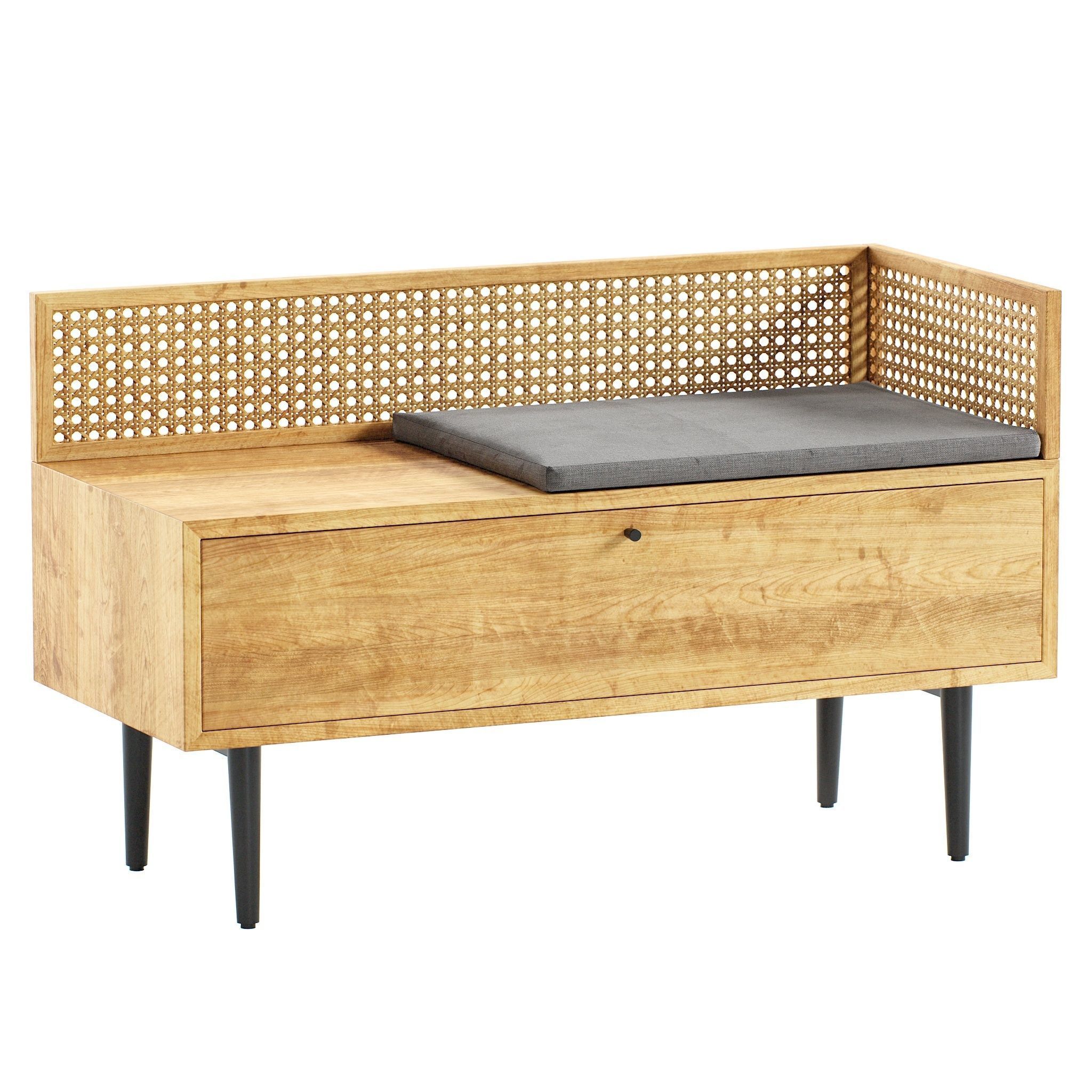 Interieurs hallway benches 3D model_7