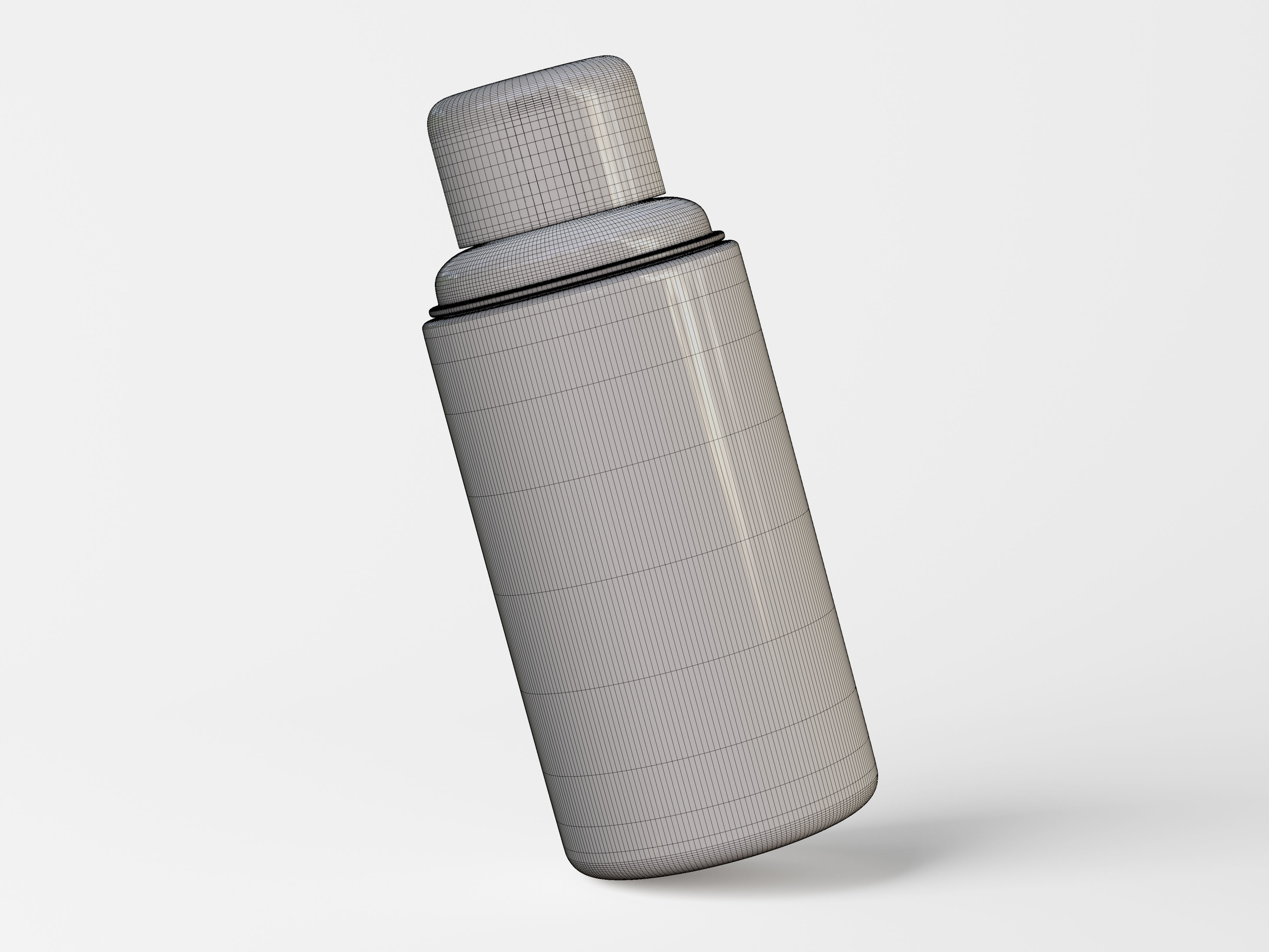 Cosmetic Bottle Packaging Low-poly 3D model_1