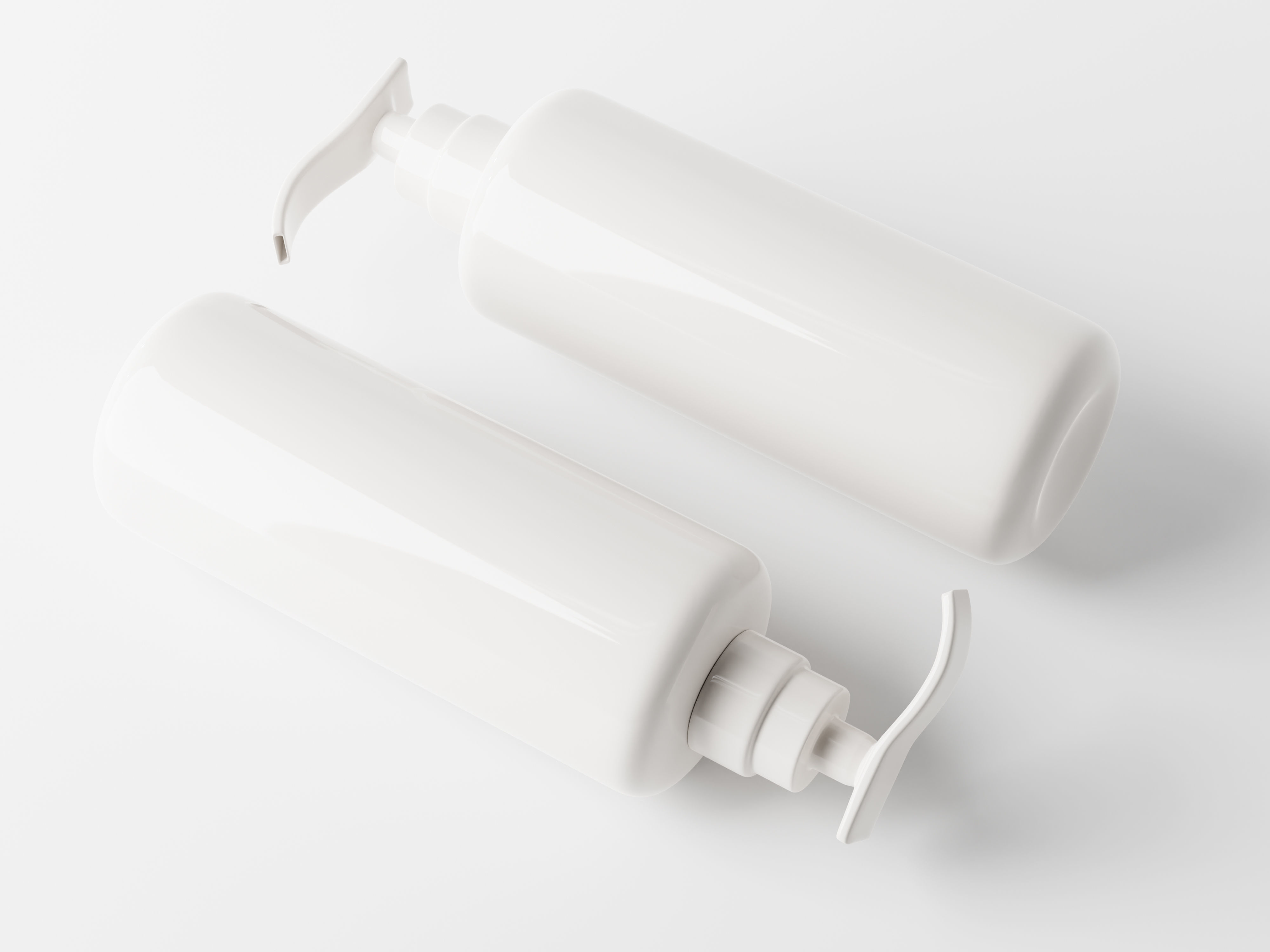 Cosmetic Pump Bottle Packaging Low-poly 3D model_6