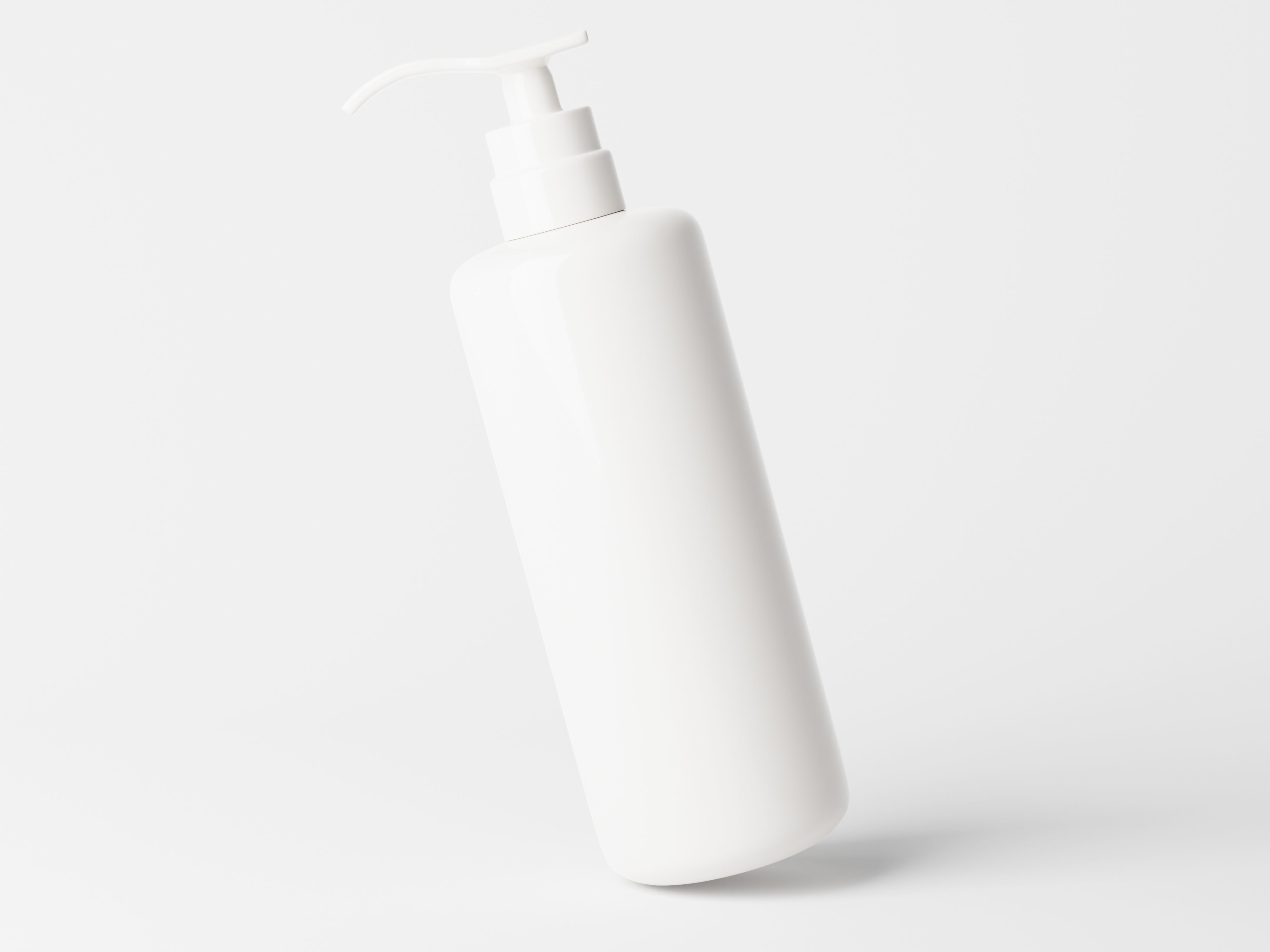 Cosmetic Pump Bottle Packaging Low-poly 3D model_2
