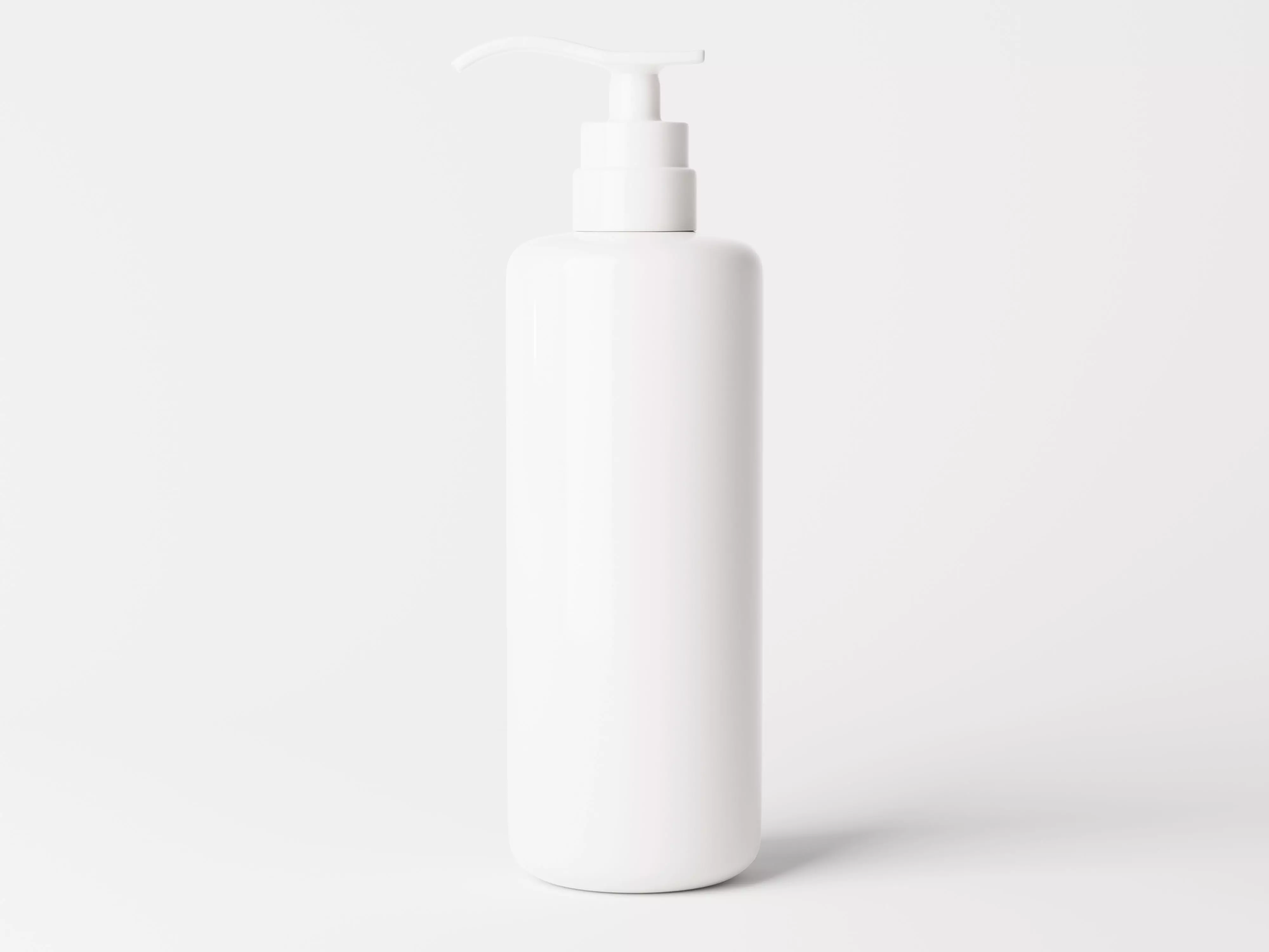 Cosmetic Pump Bottle Packaging Low-poly 3D model_0