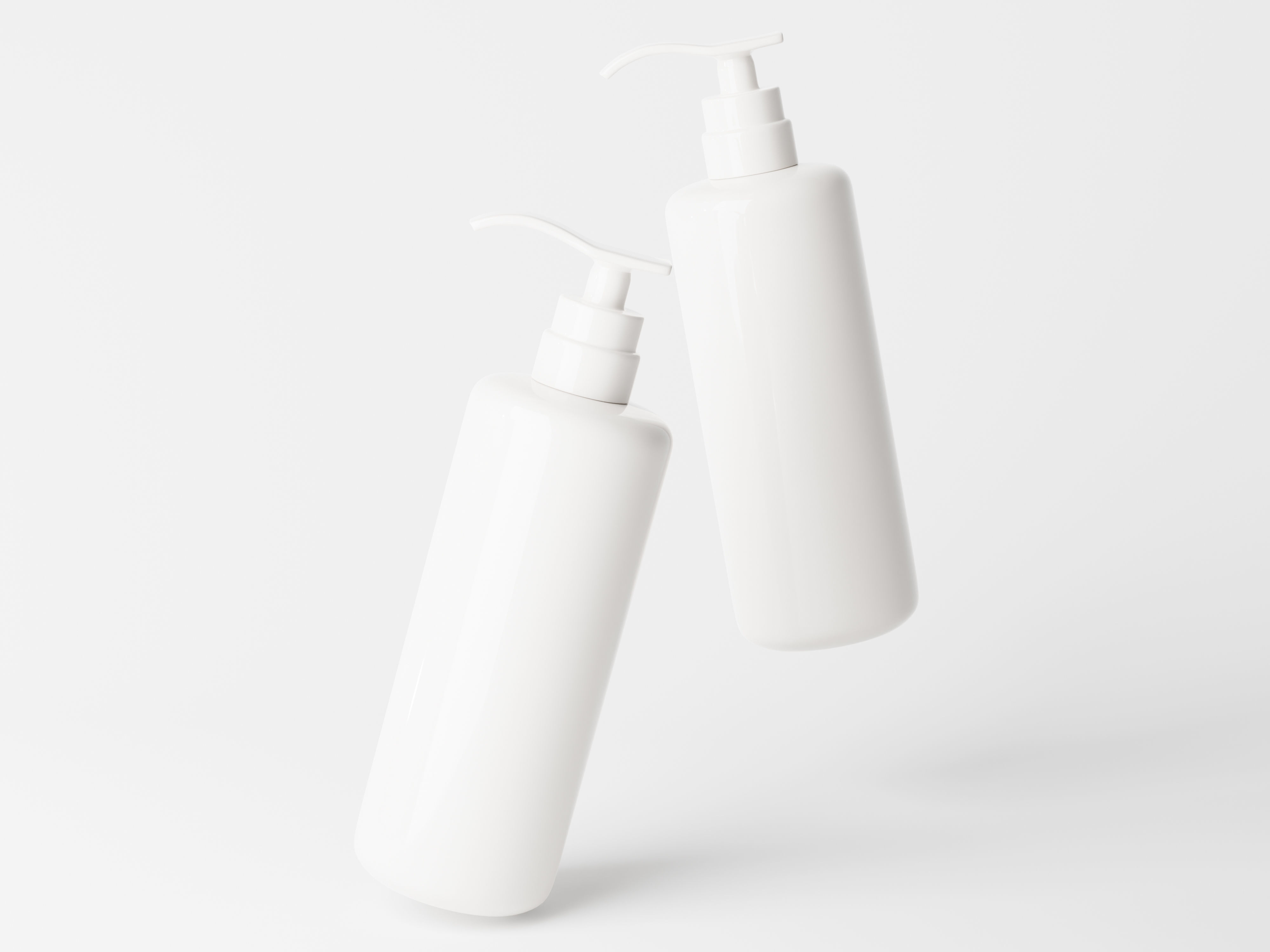 Cosmetic Pump Bottle Packaging Low-poly 3D model_4