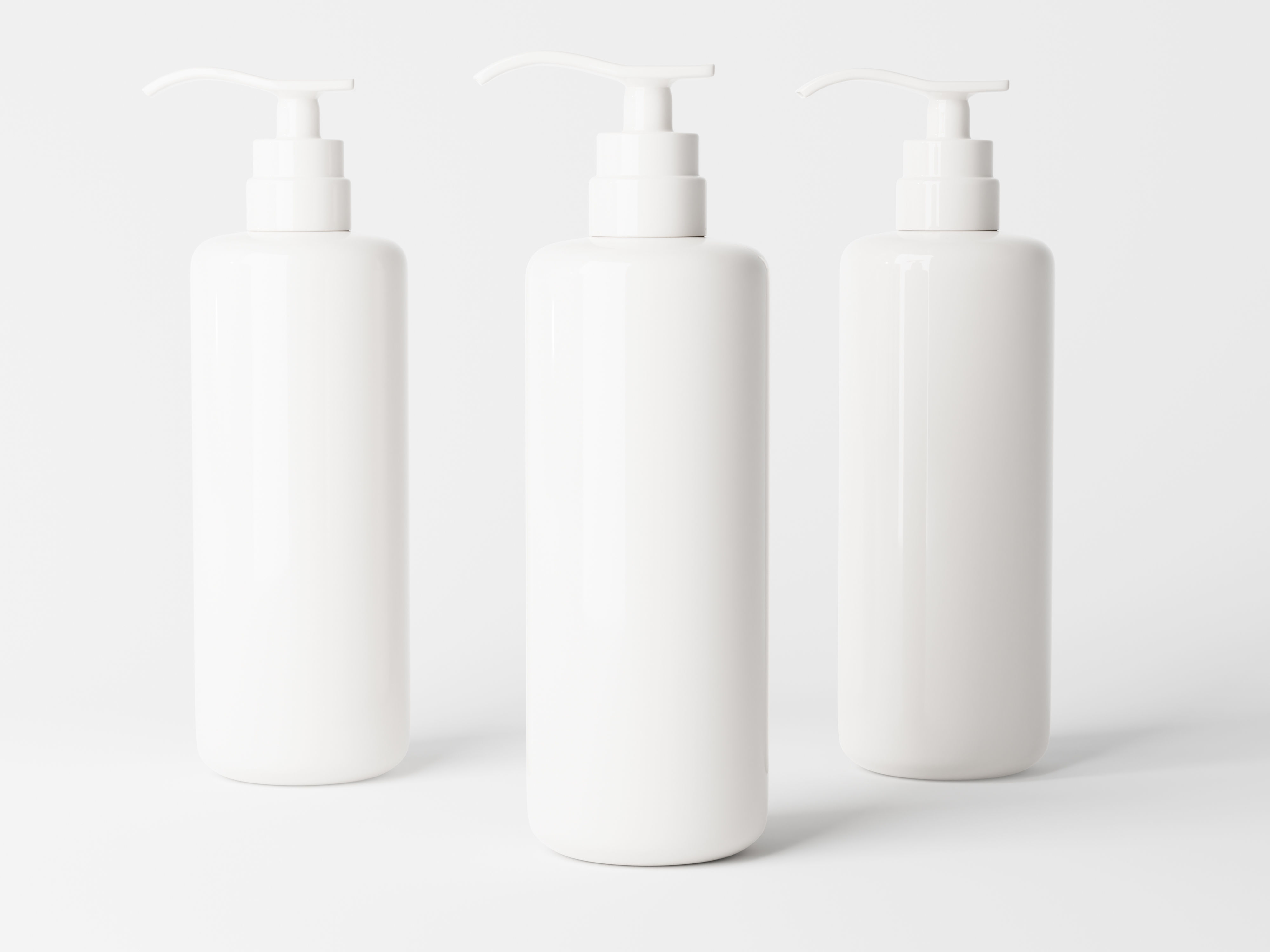 Cosmetic Pump Bottle Packaging Low-poly 3D model_3