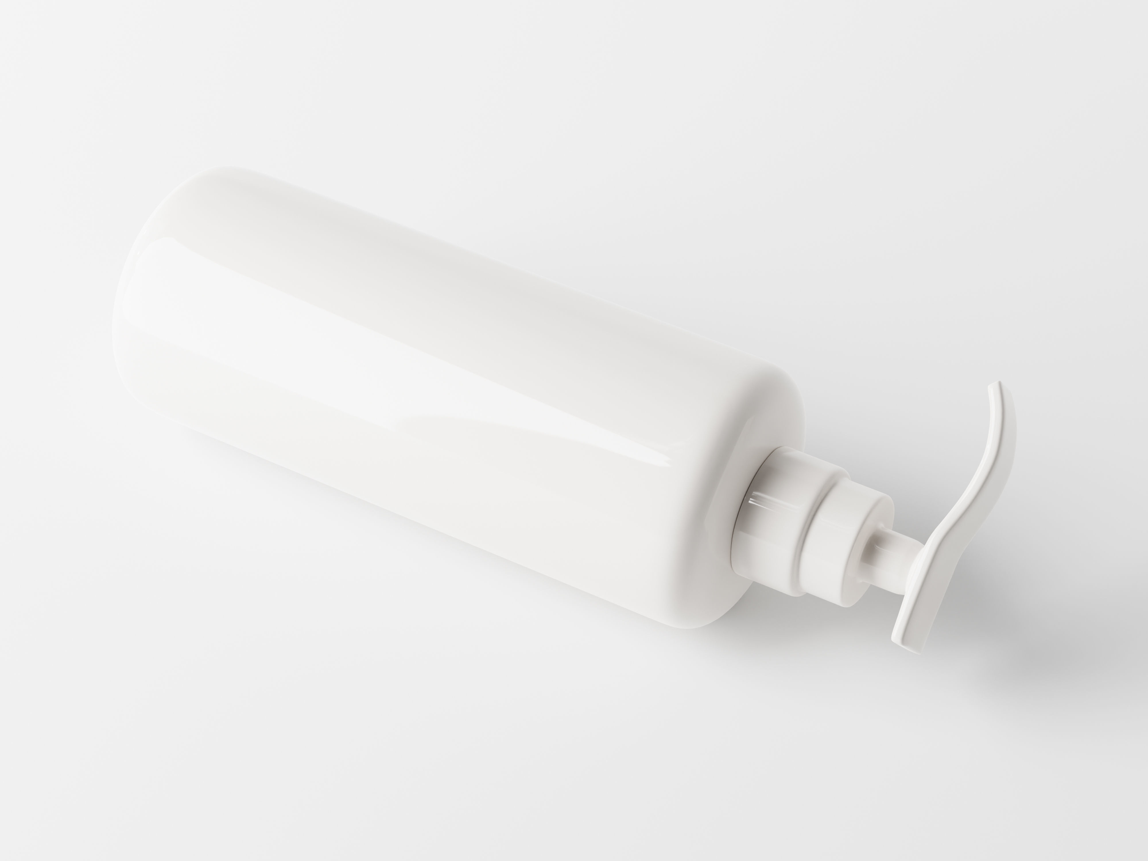 Cosmetic Pump Bottle Packaging Low-poly 3D model_5