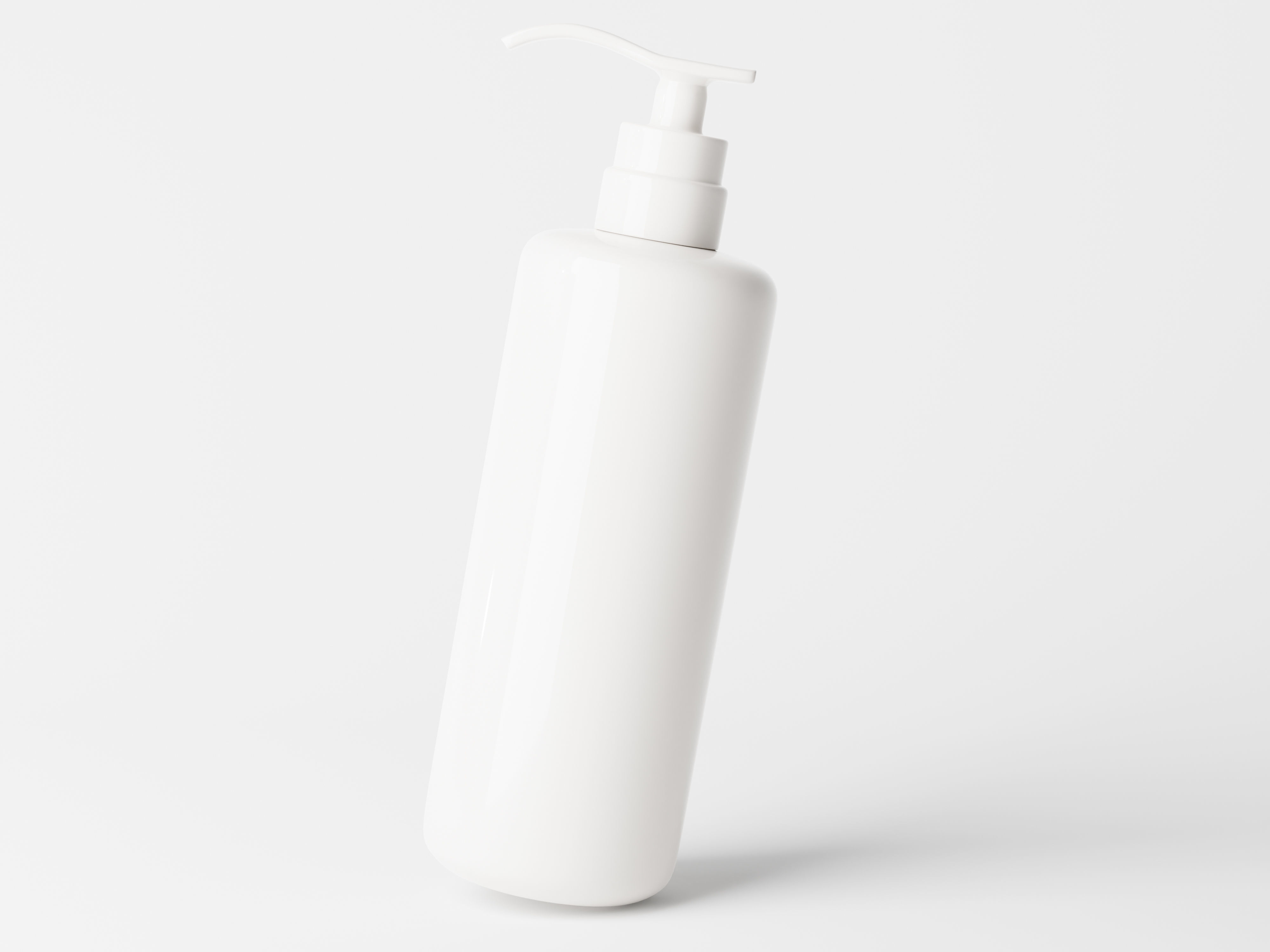 Cosmetic Pump Bottle Packaging Low-poly 3D model_1