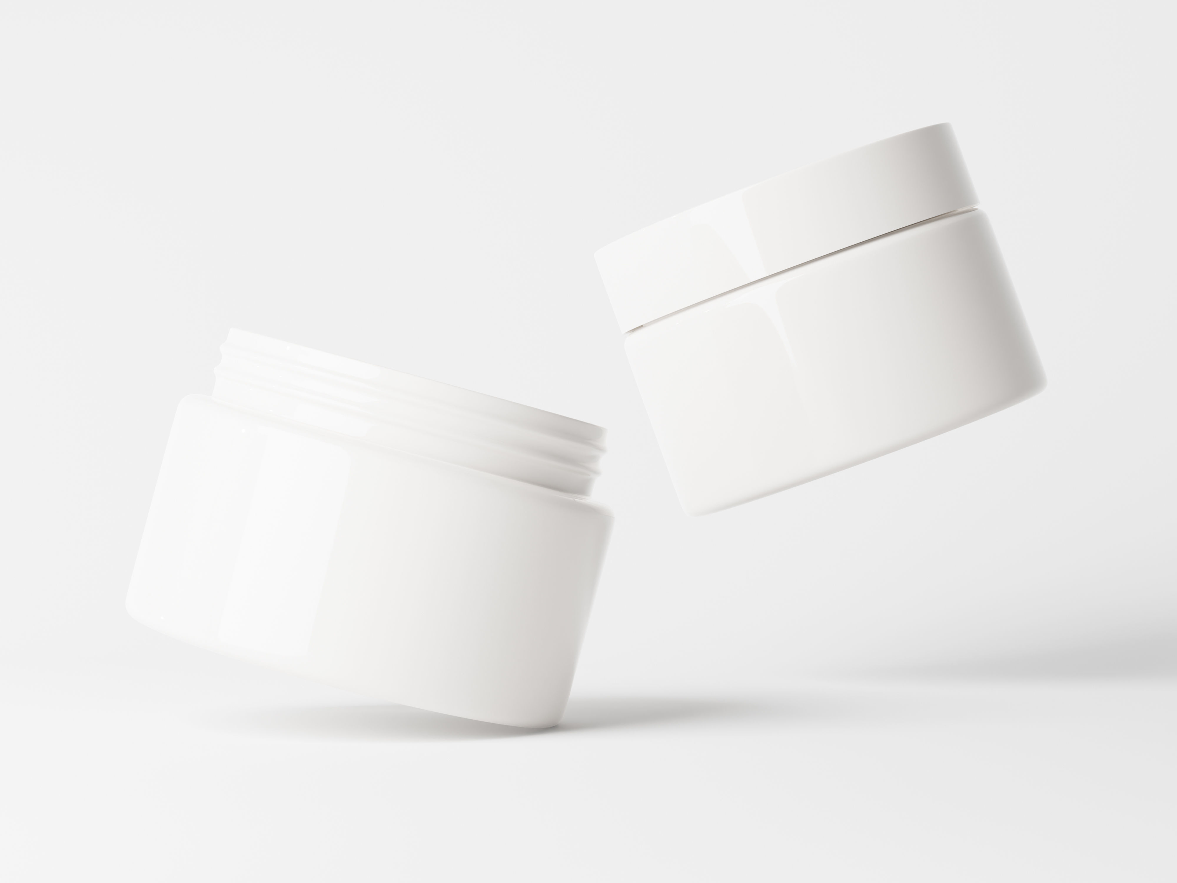 Cosmetic Jar Packaging Low-poly 3D model_5