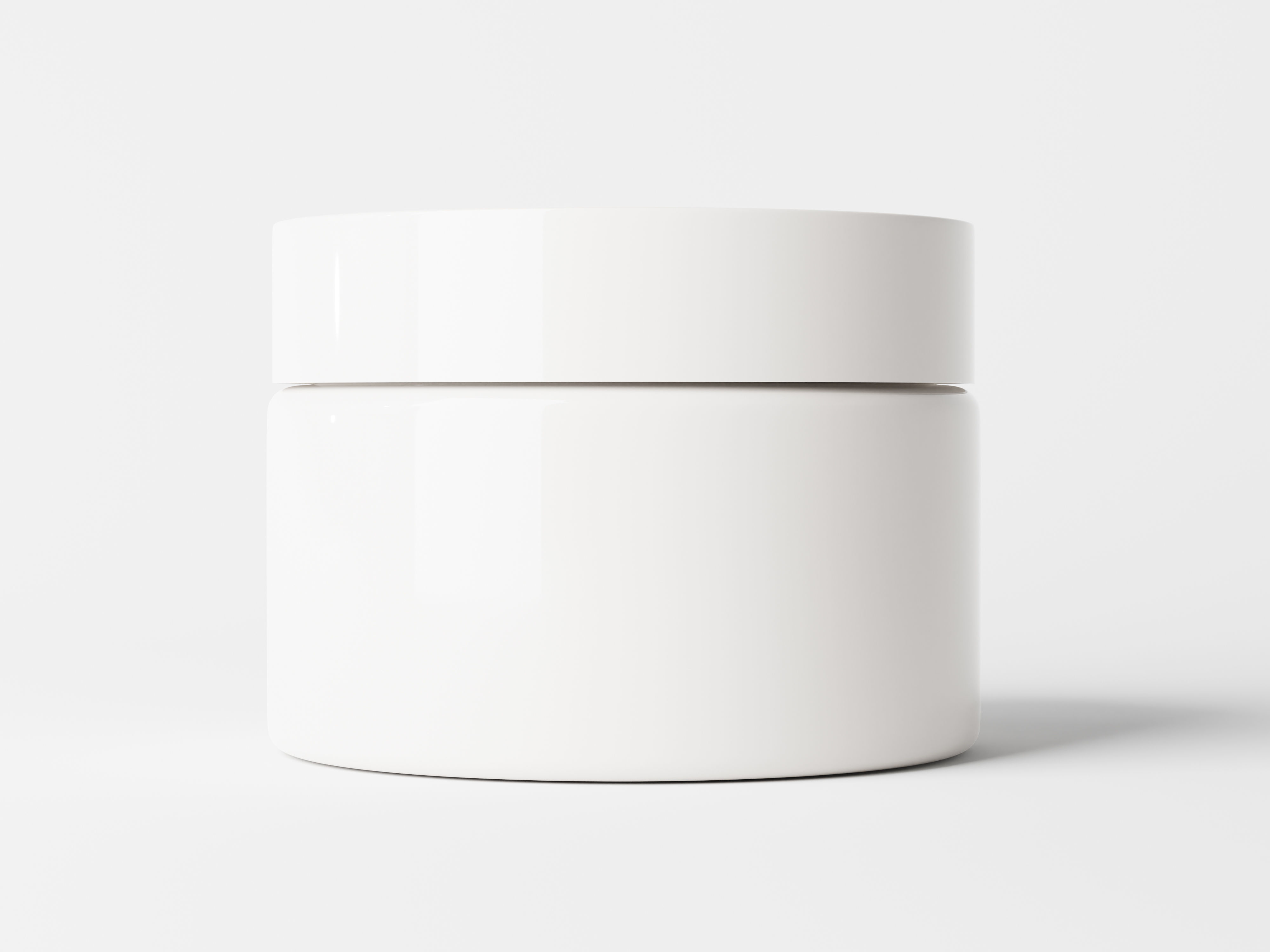 Cosmetic Jar Packaging Low-poly 3D model_1
