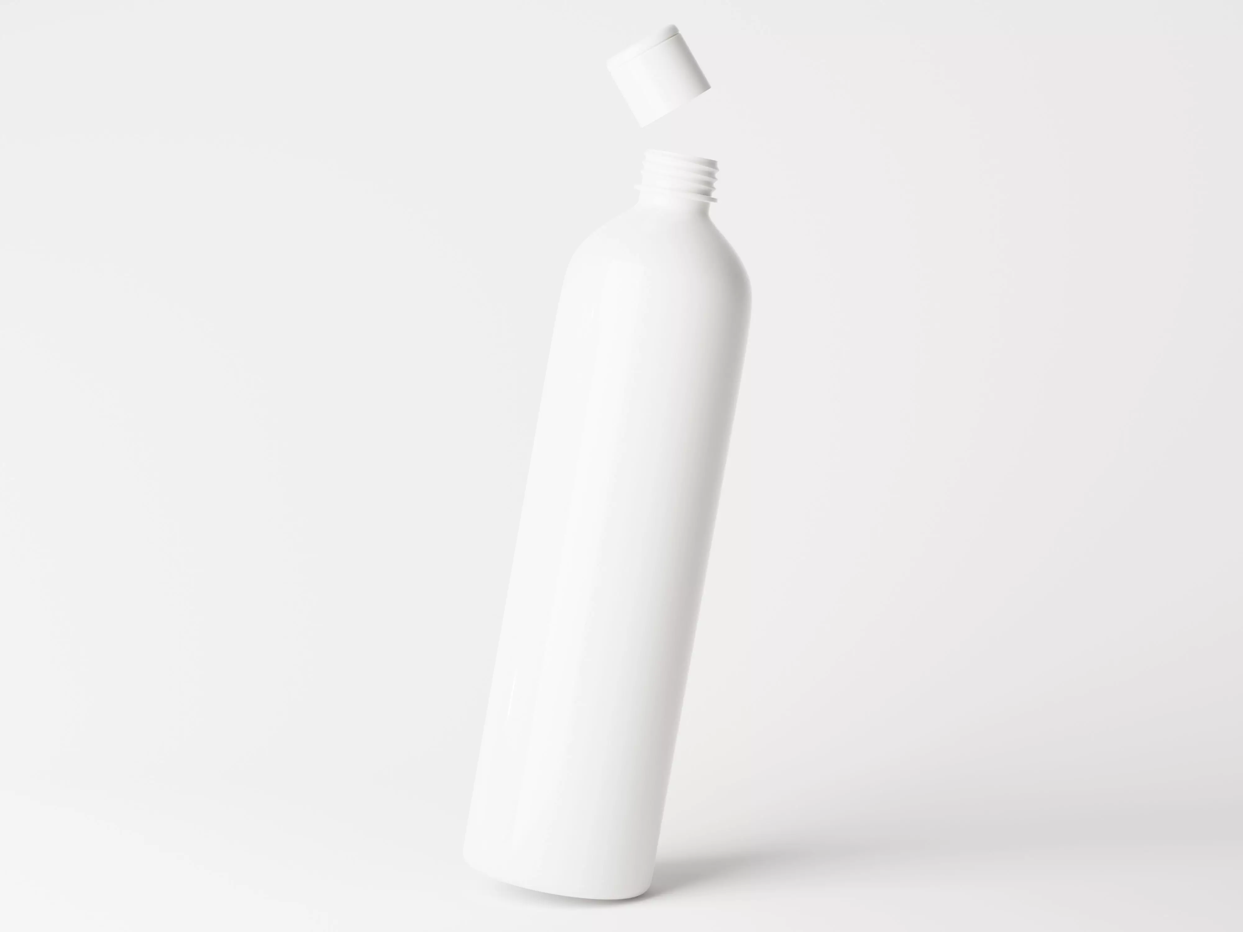 Cosmetic Bottle Slim and Tall Low-poly 3D model_0
