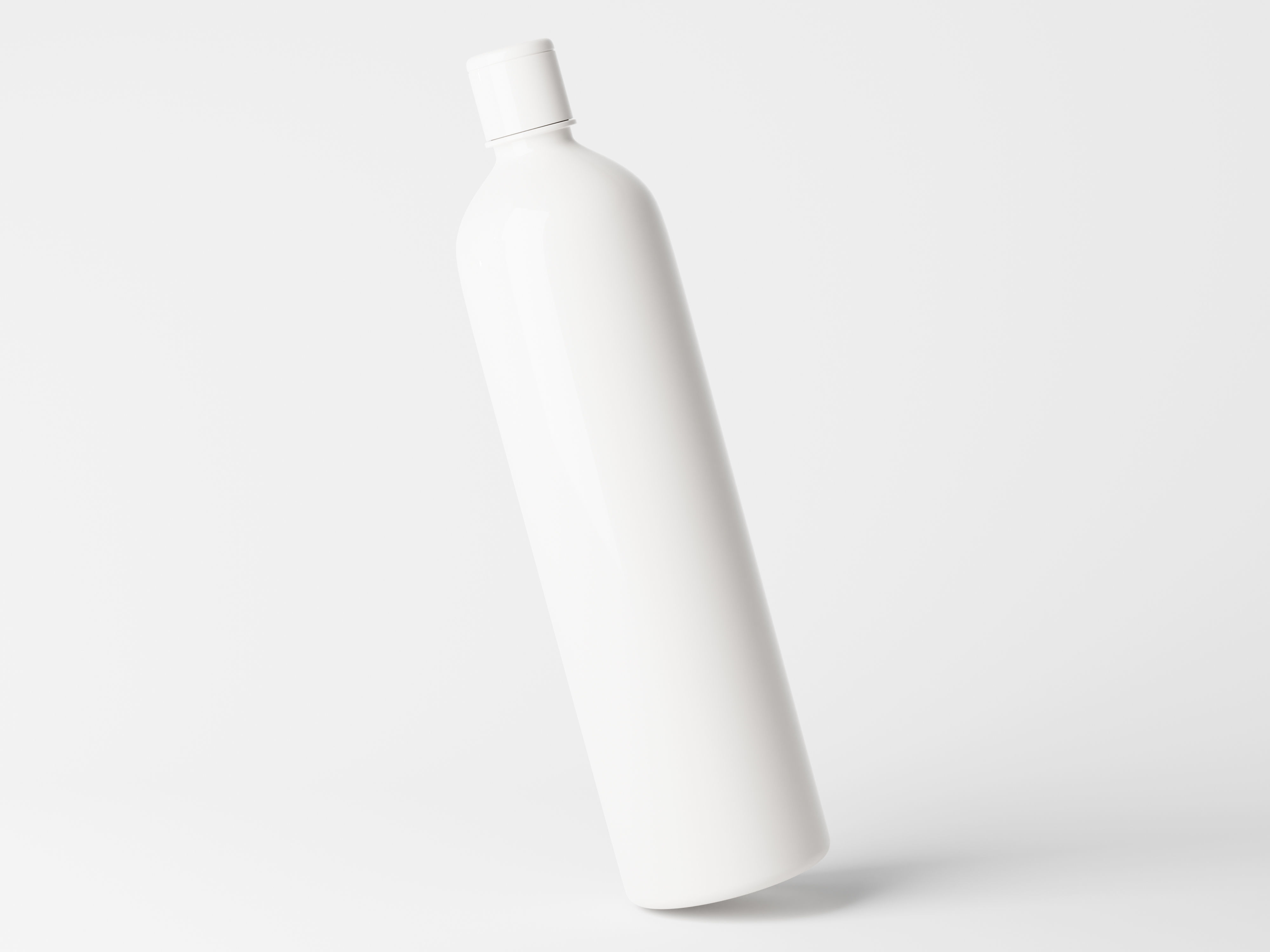Cosmetic Bottle Slim and Tall Low-poly 3D model_3