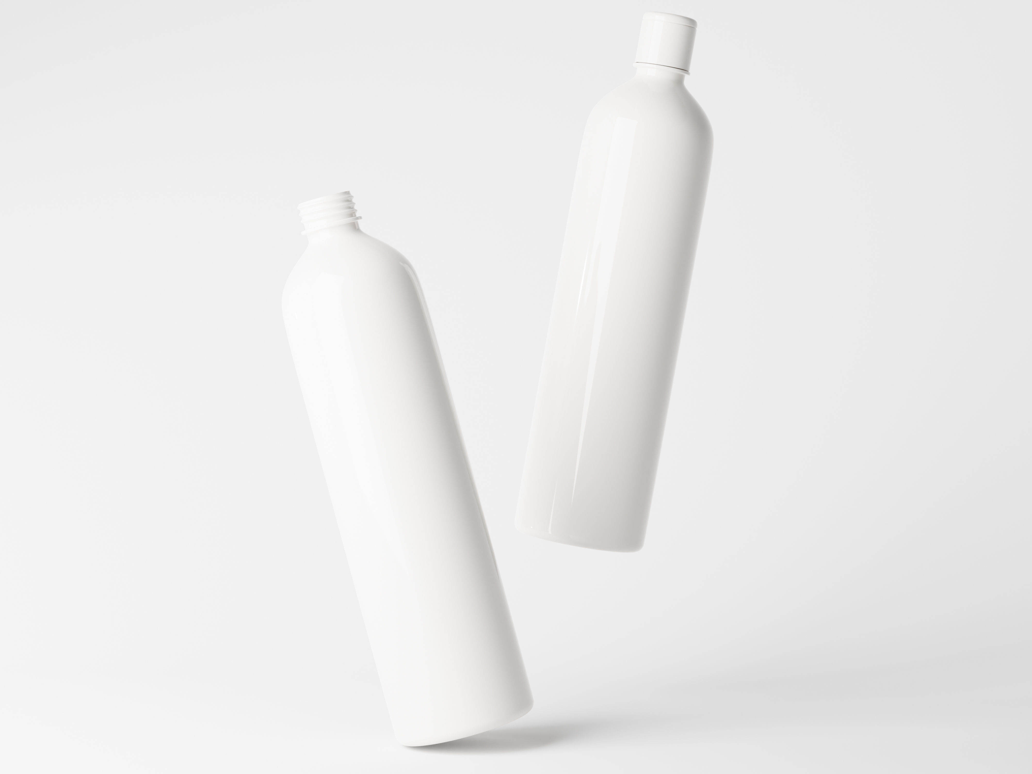 Cosmetic Bottle Slim and Tall Low-poly 3D model_5