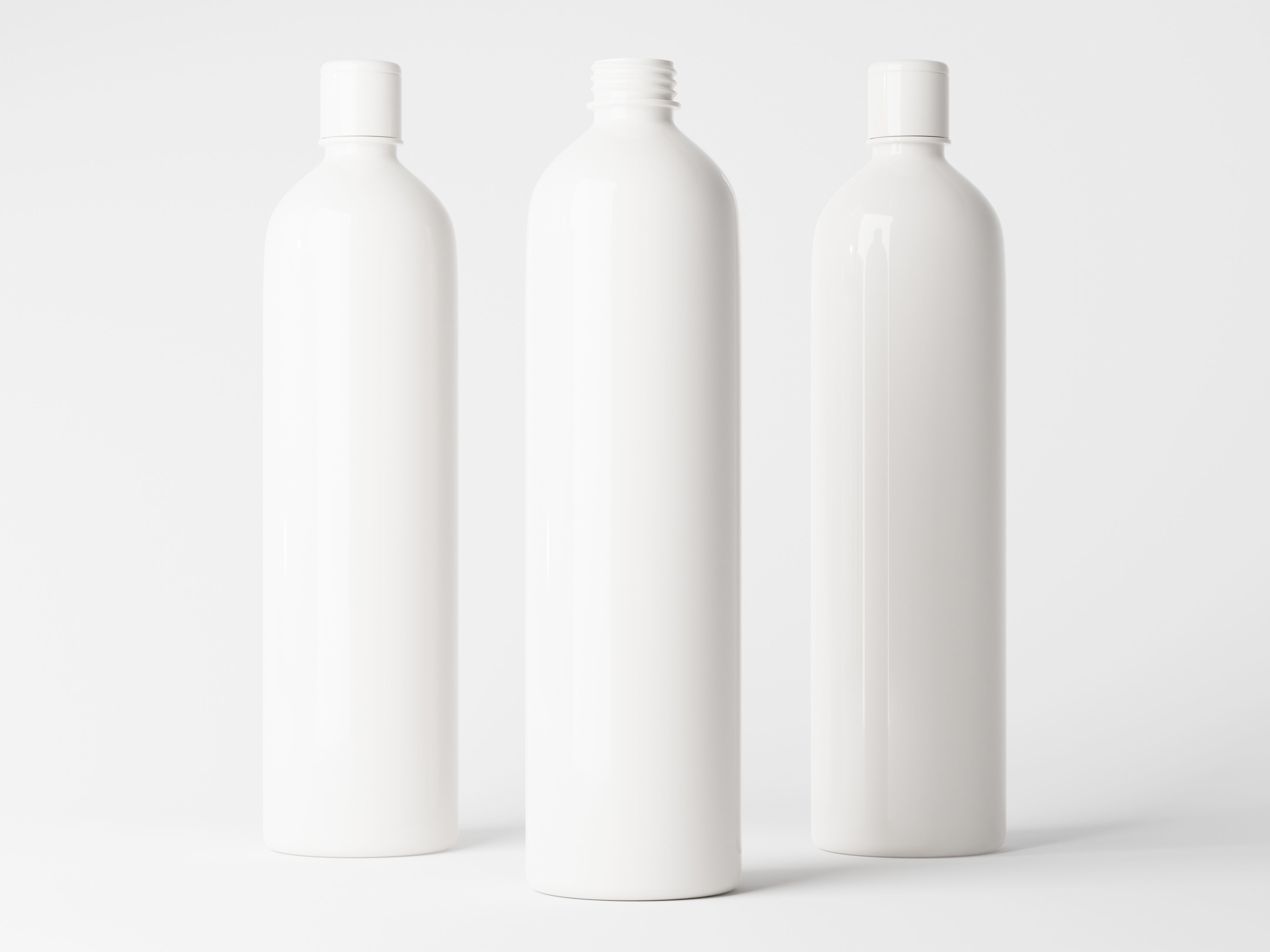 Cosmetic Bottle Slim and Tall Low-poly 3D model_4