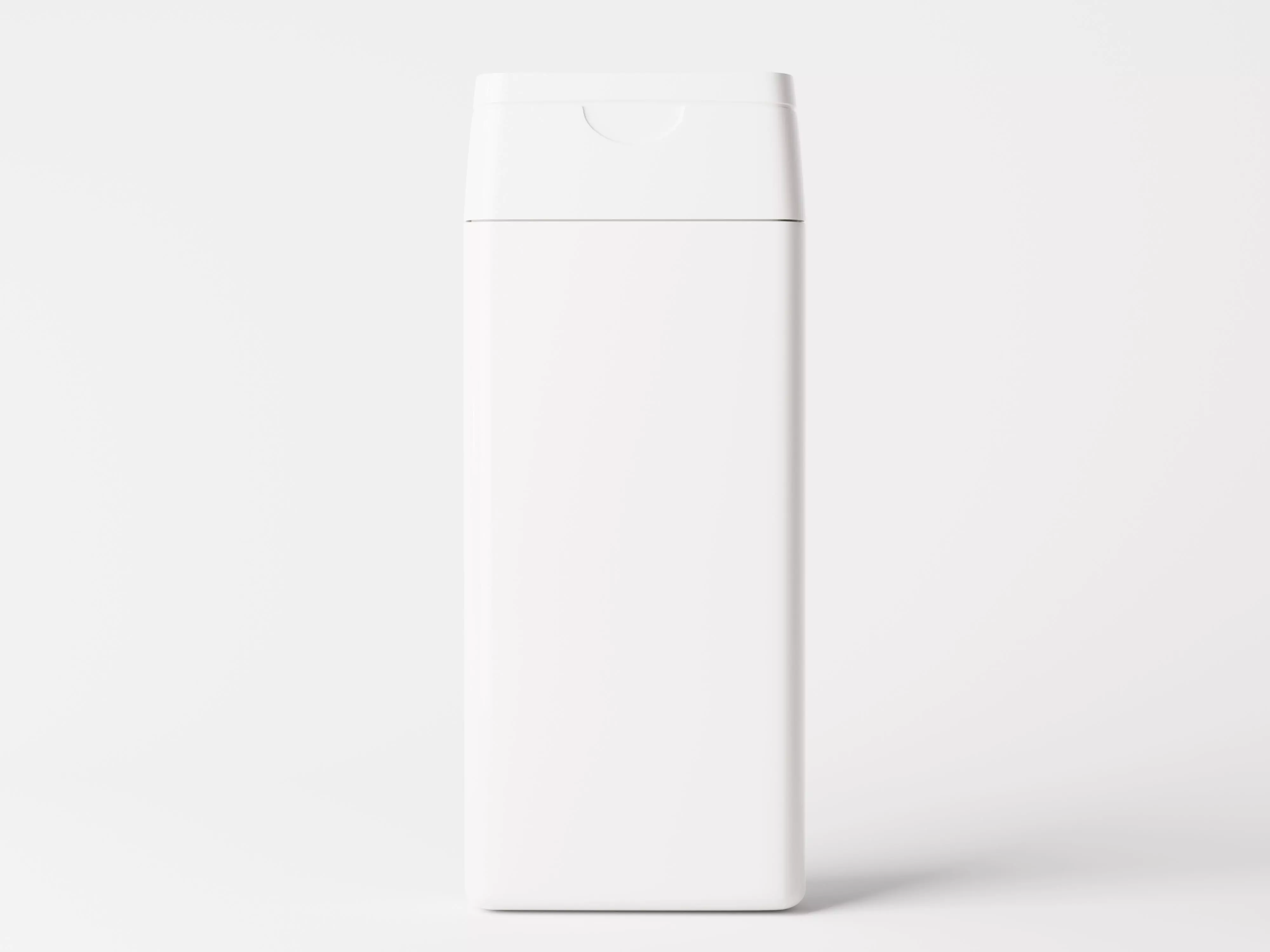 Square Shampoo Bottle Packaging Low-poly 3D model_0