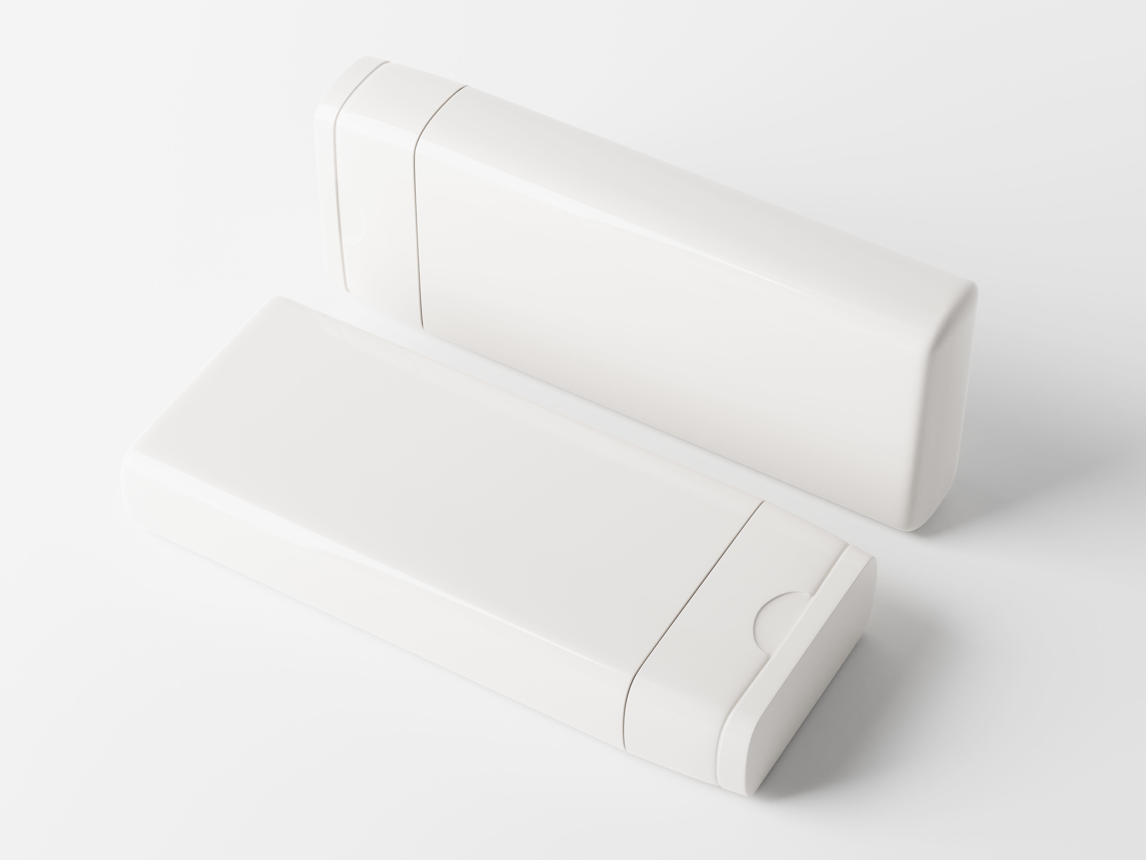 Square Shampoo Bottle Packaging Low-poly 3D model_6