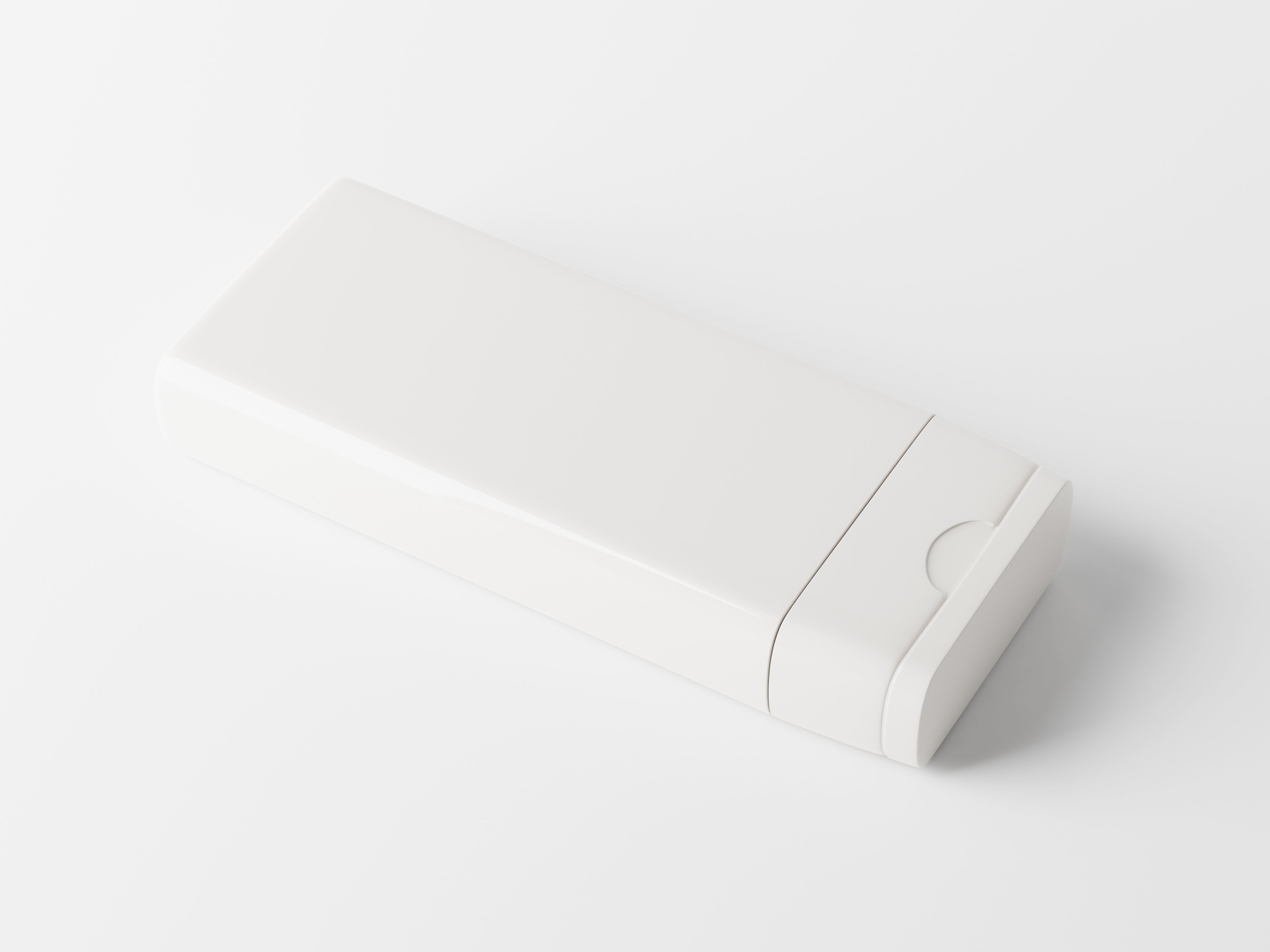 Square Shampoo Bottle Packaging Low-poly 3D model_5