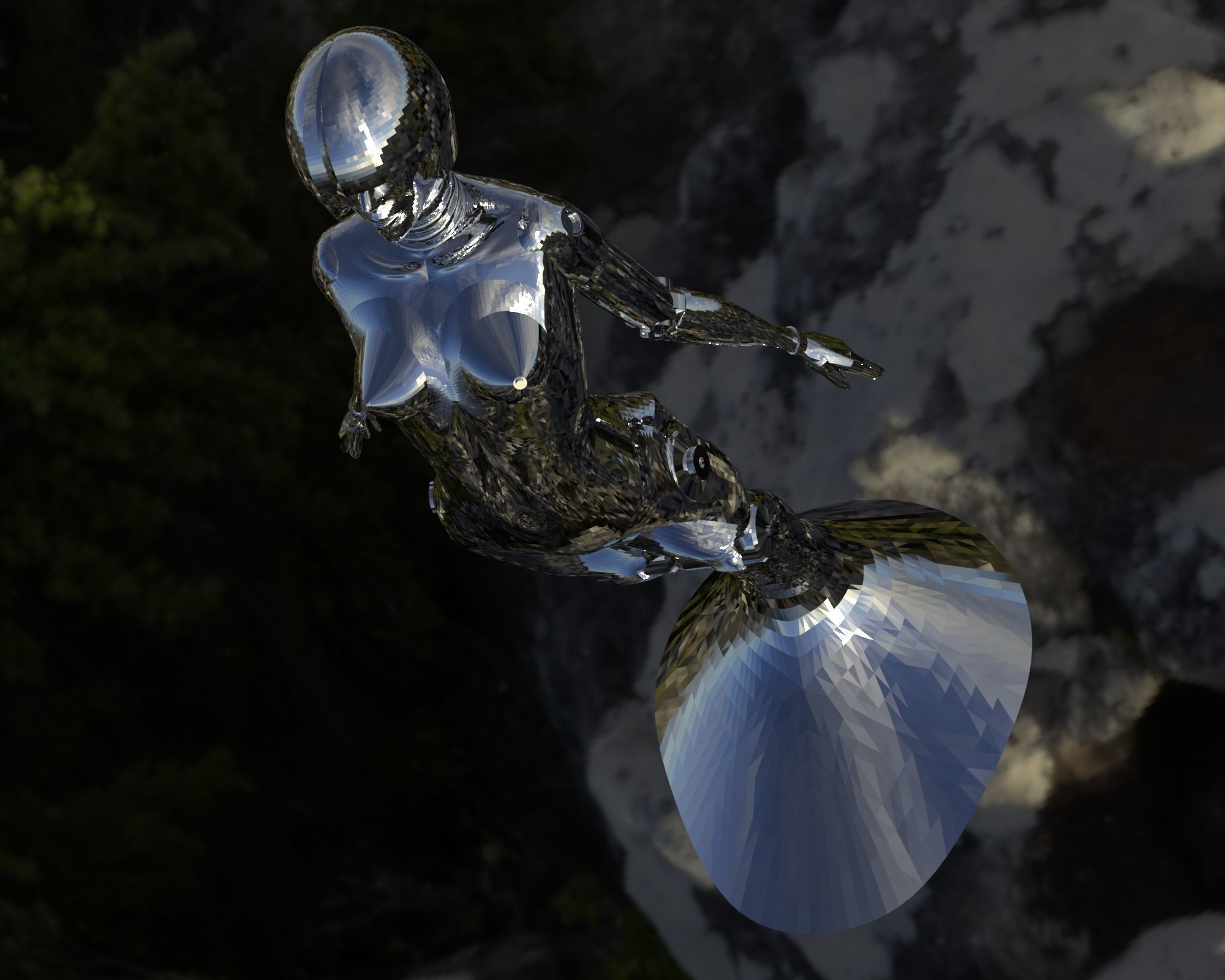 sexy robot 3D print model_9