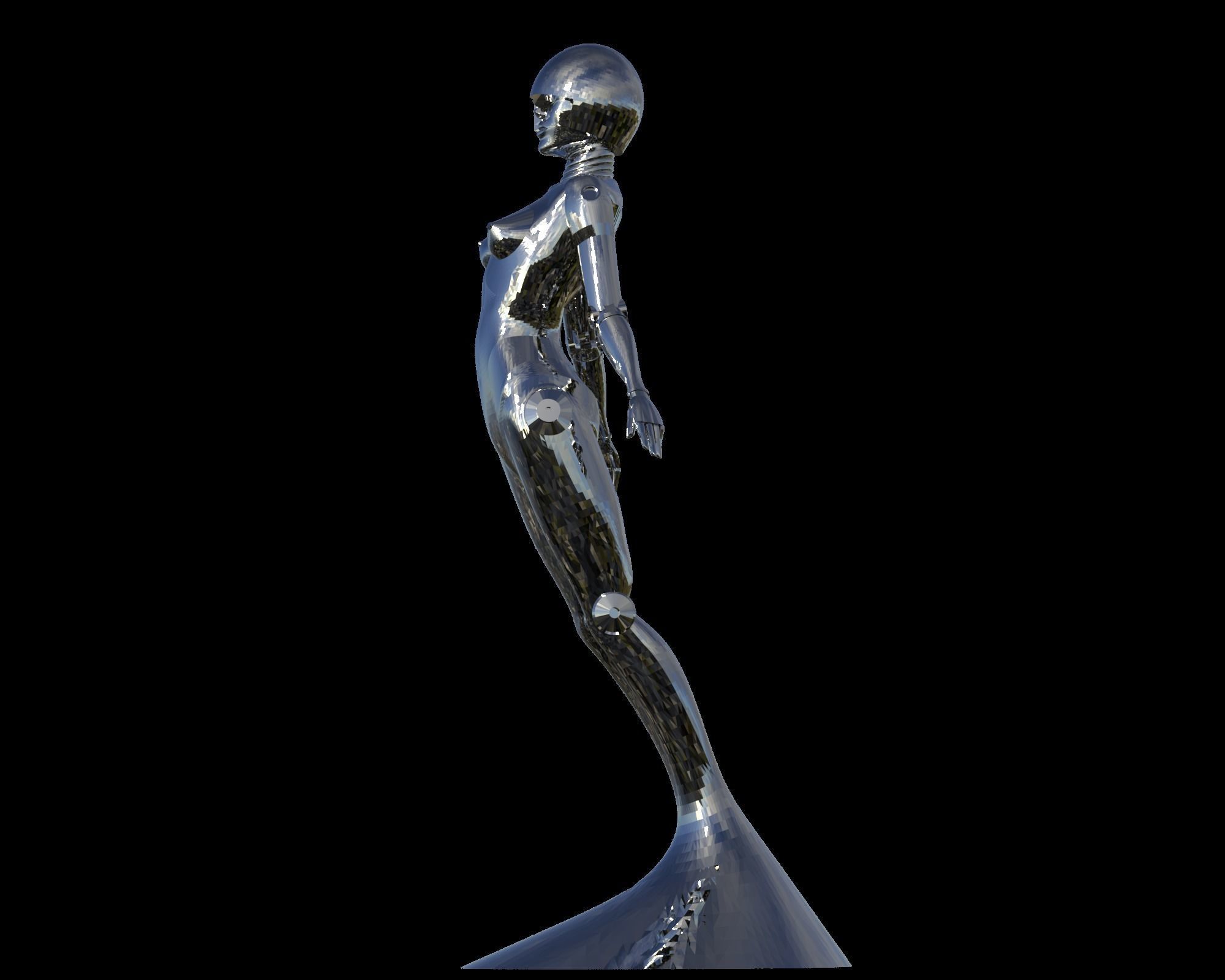 sexy robot 3D print model_6