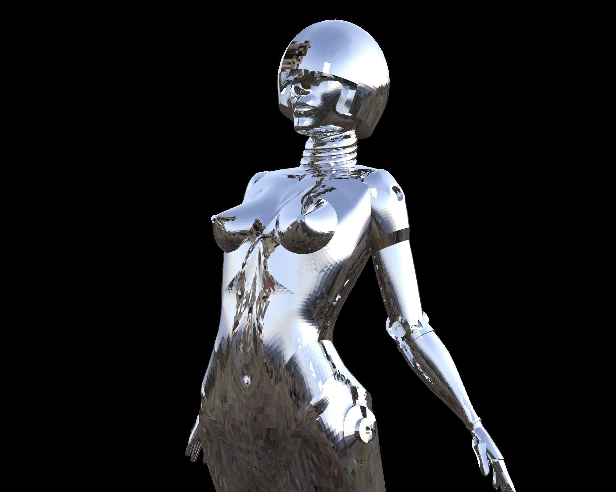 sexy robot 3D print model_4