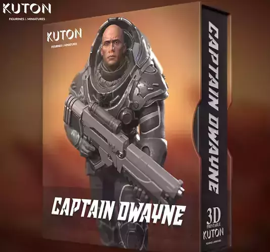 Captain Dwayne 3D print model